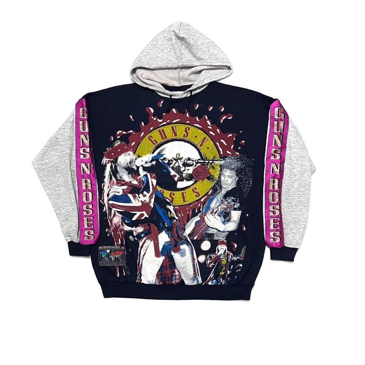 Guns N' Roses Vintage Guns 'n' Roses hoodie 90s Size US XL / EU 56 / 4 - 1 Thumbnail