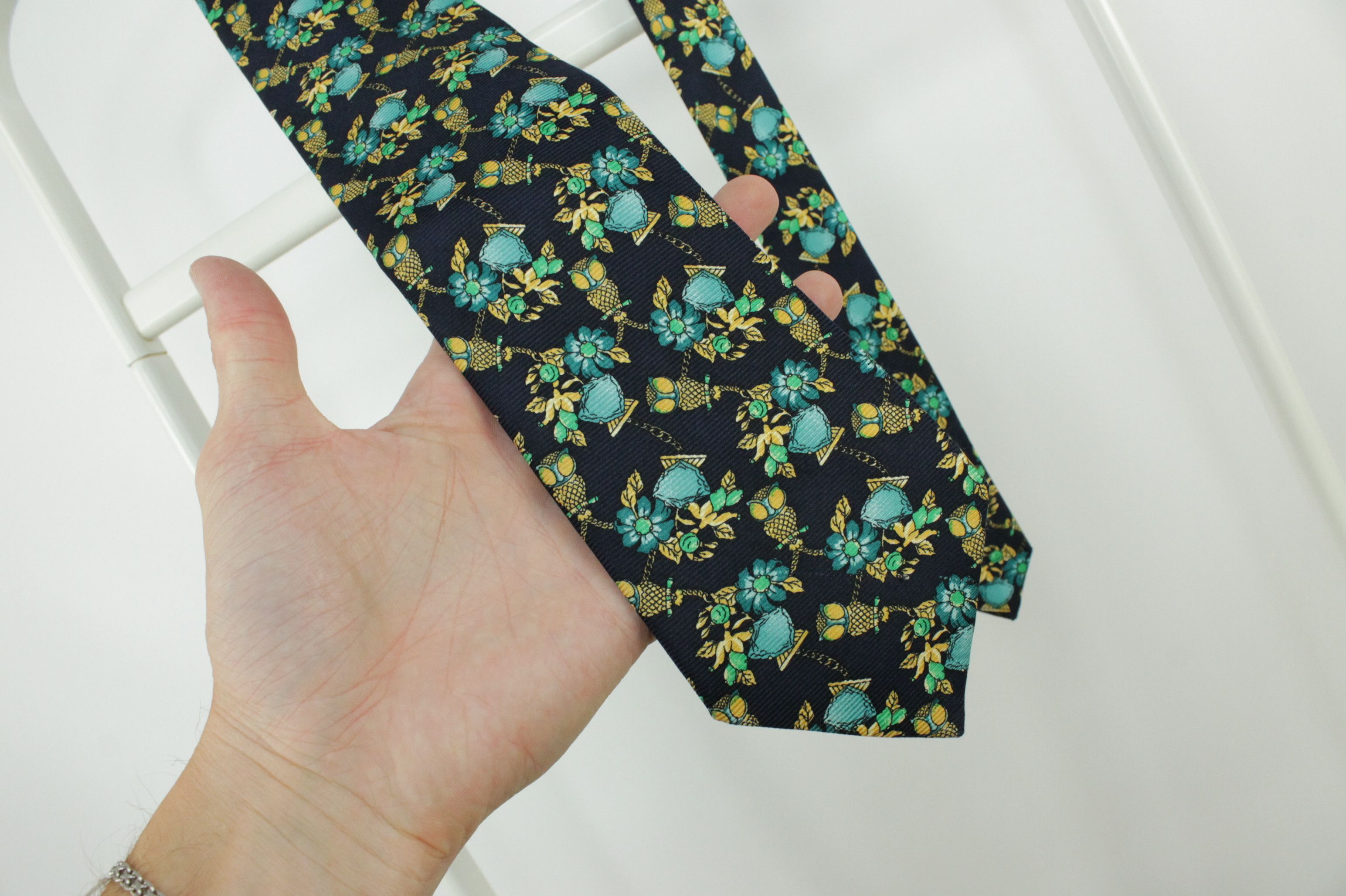 DAKS × Designer Vintage Daks London Beautiful Silk Tie Size ONE SIZE - 2 Thumbnail
