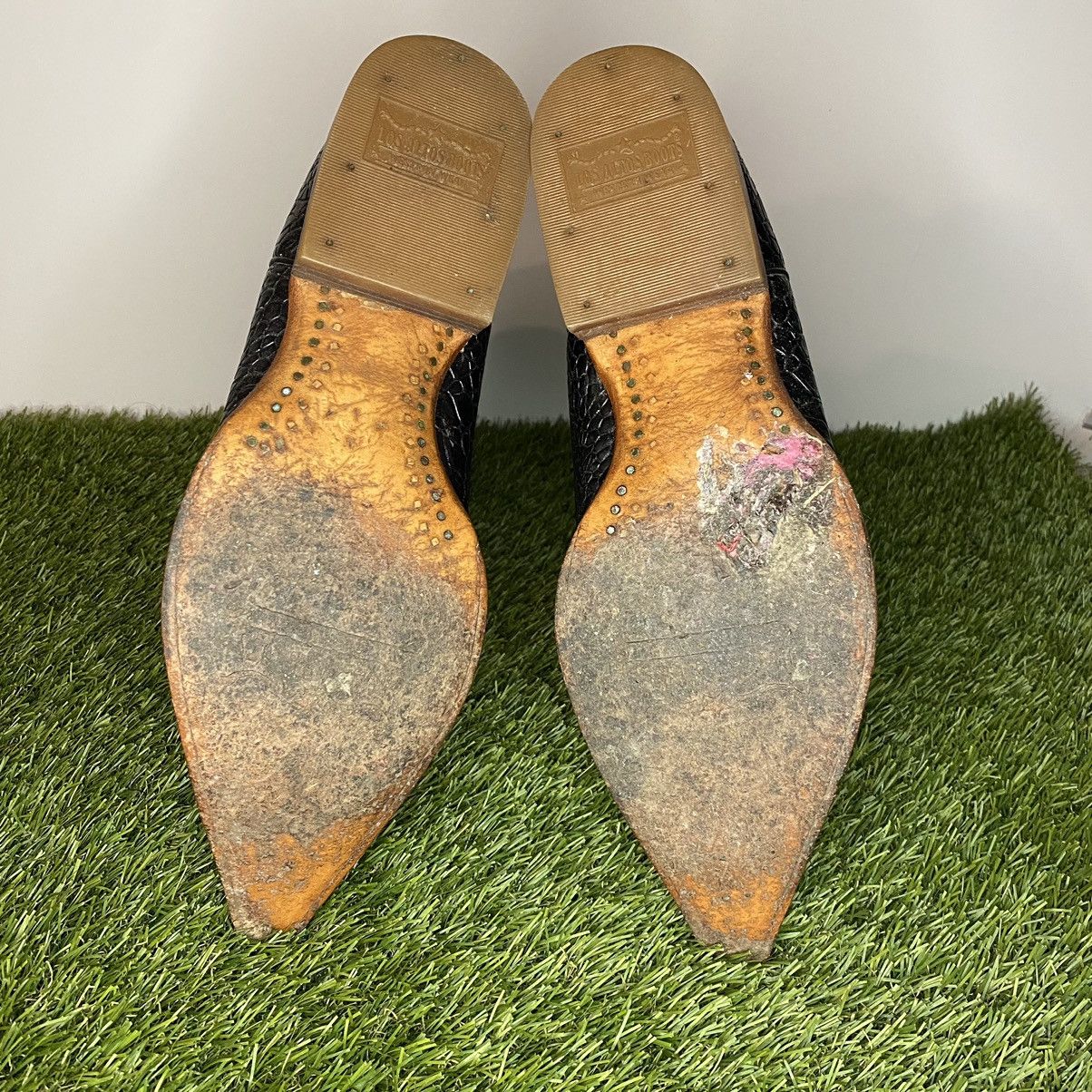 Los Altos Boots × Vintage LOS ALTOS GATOR COWBOY BOOTS HANDMADE Size US 9.5 / EU 42-43 - 6 Thumbnail
