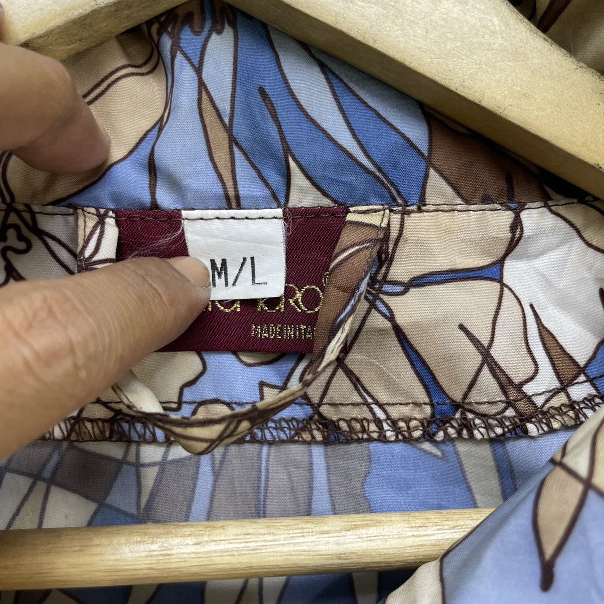 Lindbergh 💥Italian Designer Portomoro Fullprint Light Jacket Size US M / EU 48-50 / 2 - 4 Thumbnail
