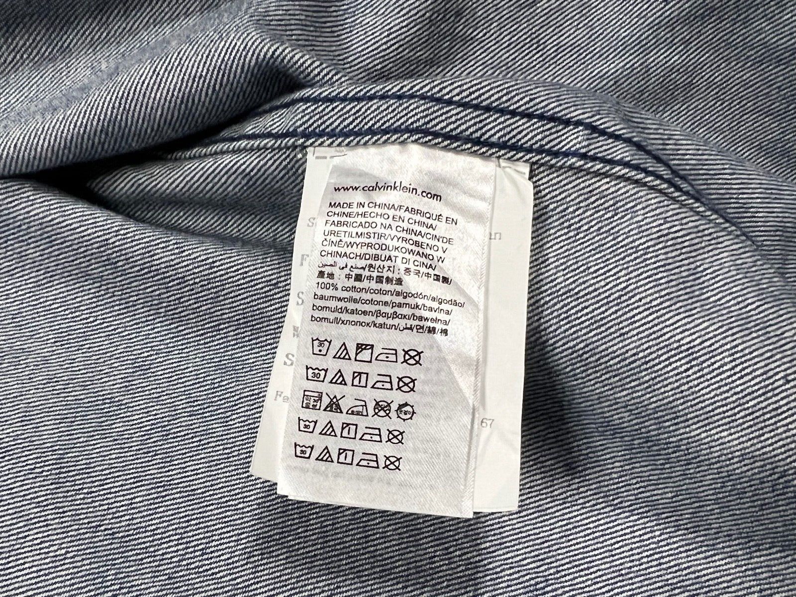 Calvin Klein Calvin Klein men's denim shirt Size US M / EU 48-50 / 2 - 10 Thumbnail
