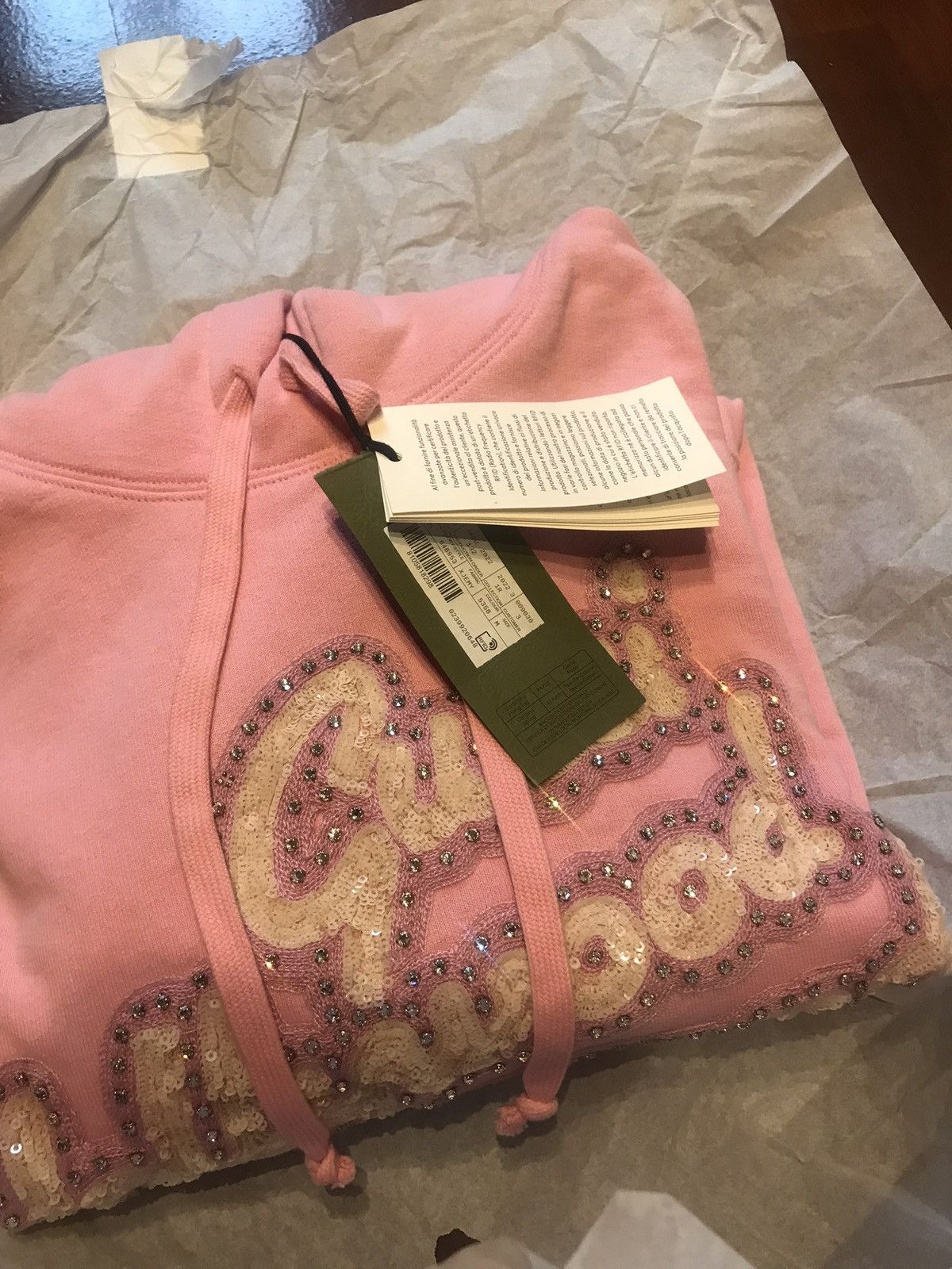 Gucci Sequin brand new Gucci hoodie Size US M / EU 48-50 / 2 - 1 Thumbnail
