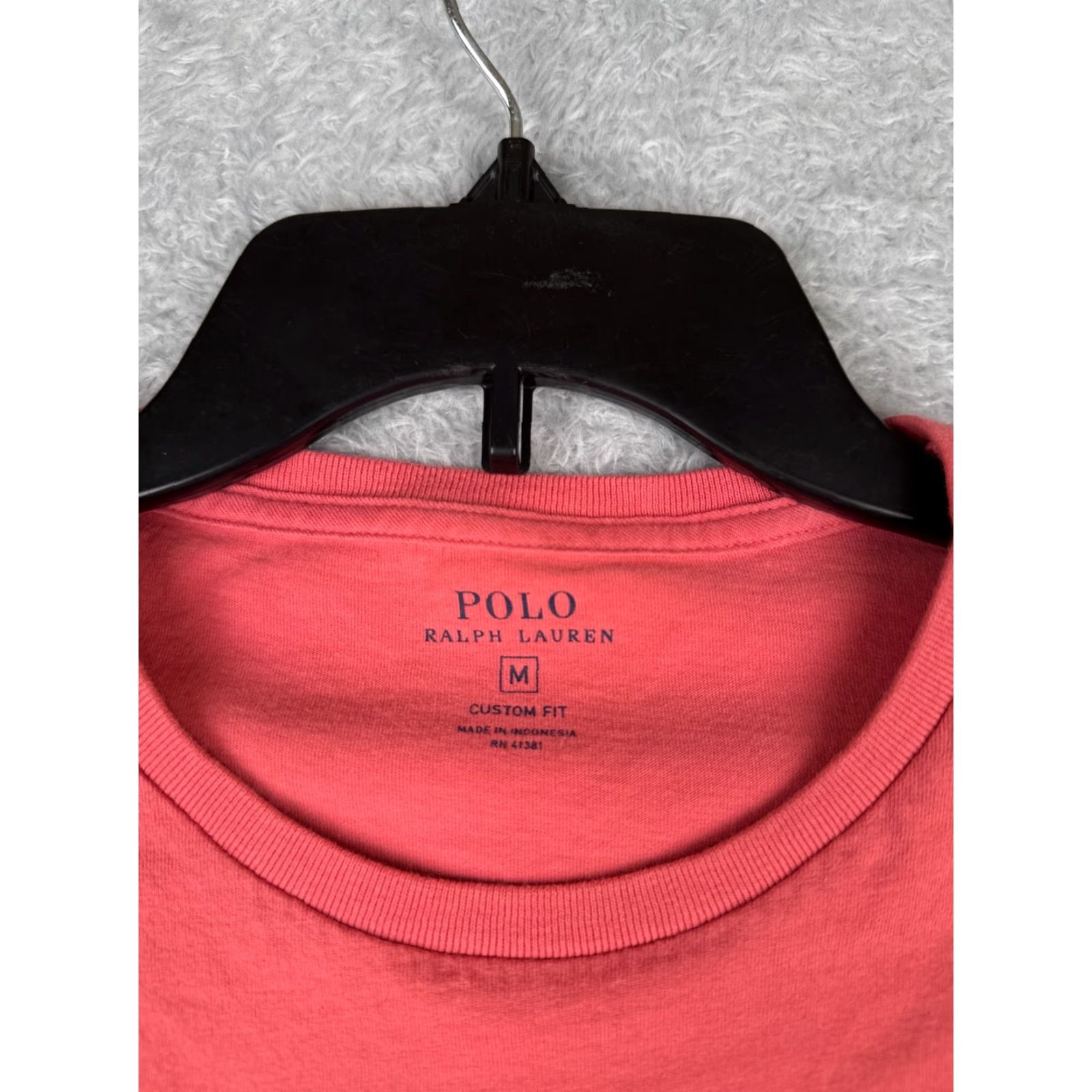 Ralph Lauren Polo Ralph Lauren Shirt Adult Large Pink Short Sleeve Crew Neck 100% Cotton Size US L / EU 52-54 / 3 - 7 Thumbnail