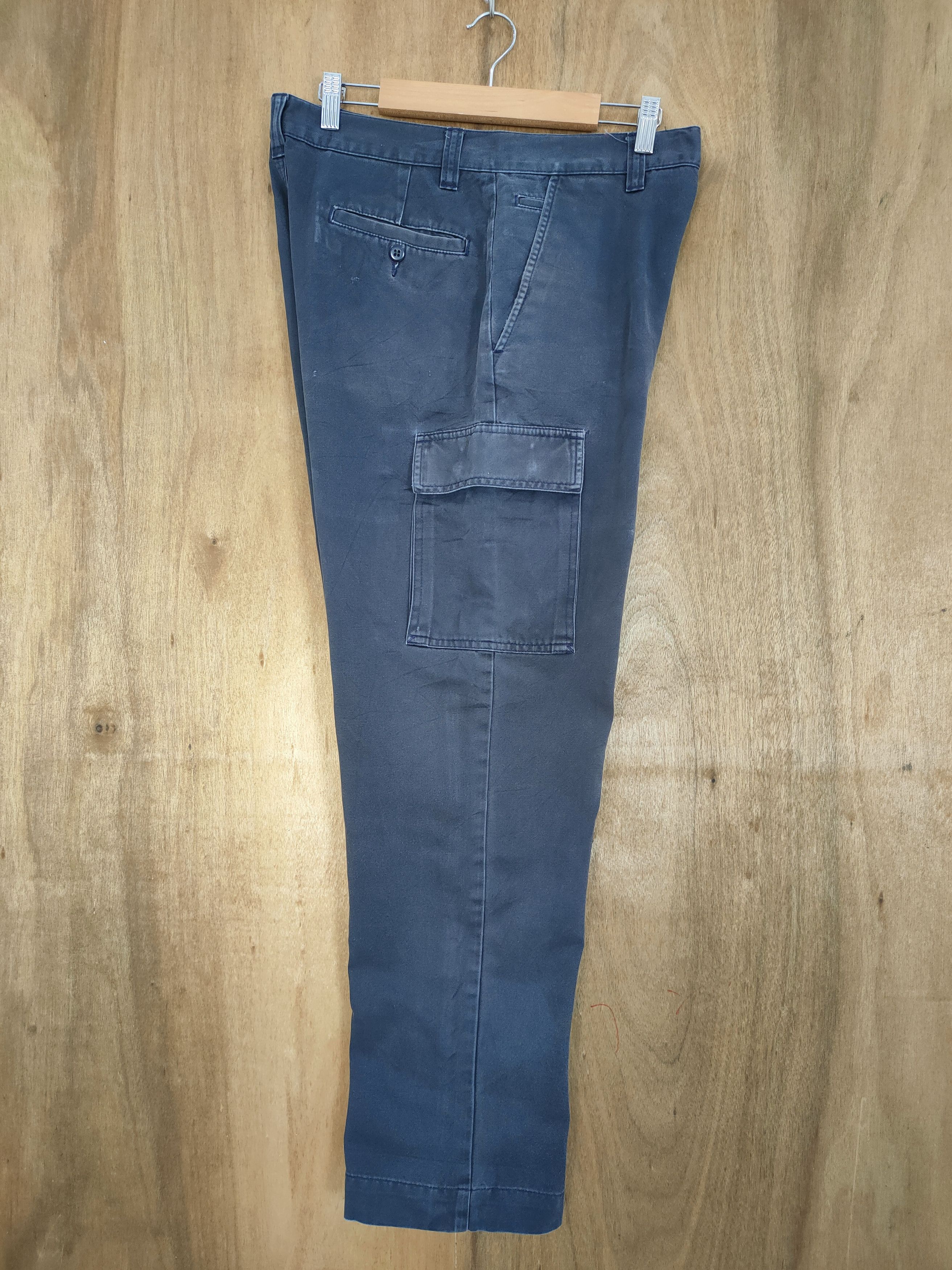 Eddie Bauer × Japanese Brand W30x30 VINTAGE EDDIE BAUER FADED BLUE CARGO PANTS Size US 30 / EU 46 - 11 Thumbnail