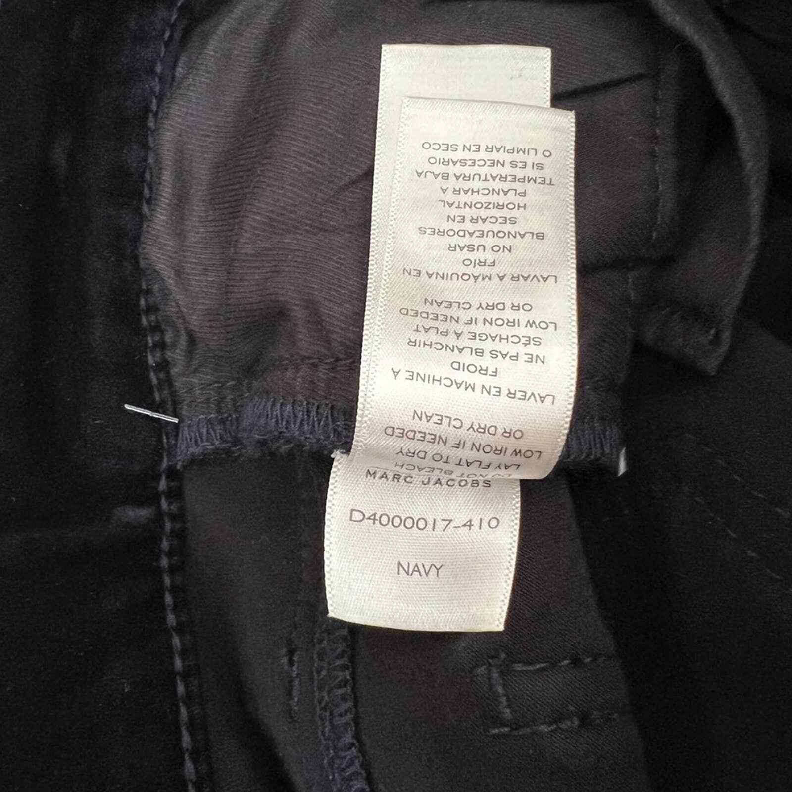 Marc Jacobs MARC JACOBS Navy Blue Mid-Rise Ultra Skinny Jeans, US28 Size 28" / US 6 / IT 42 - 5 Thumbnail