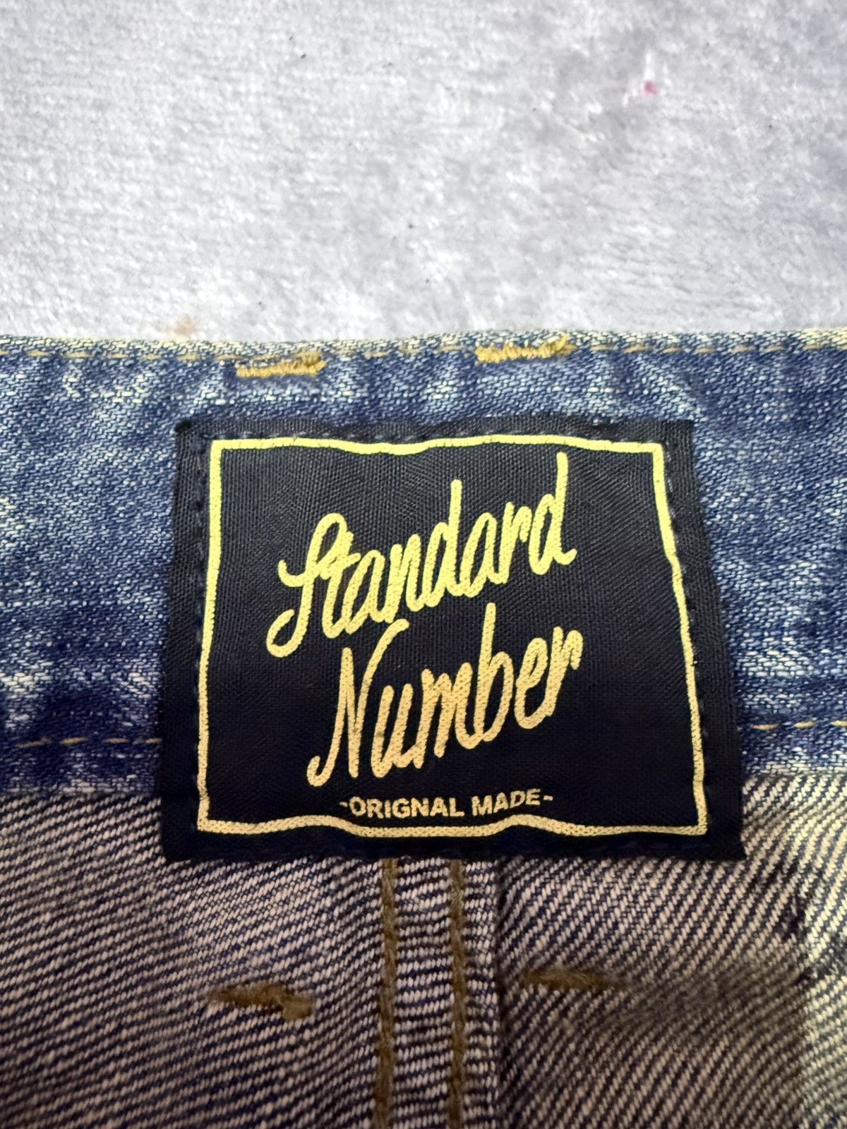 Hysteric Glamour Standard Number Japan Acid Mud Wash Straight Jeans Size US 30 / EU 46 - 19 Thumbnail