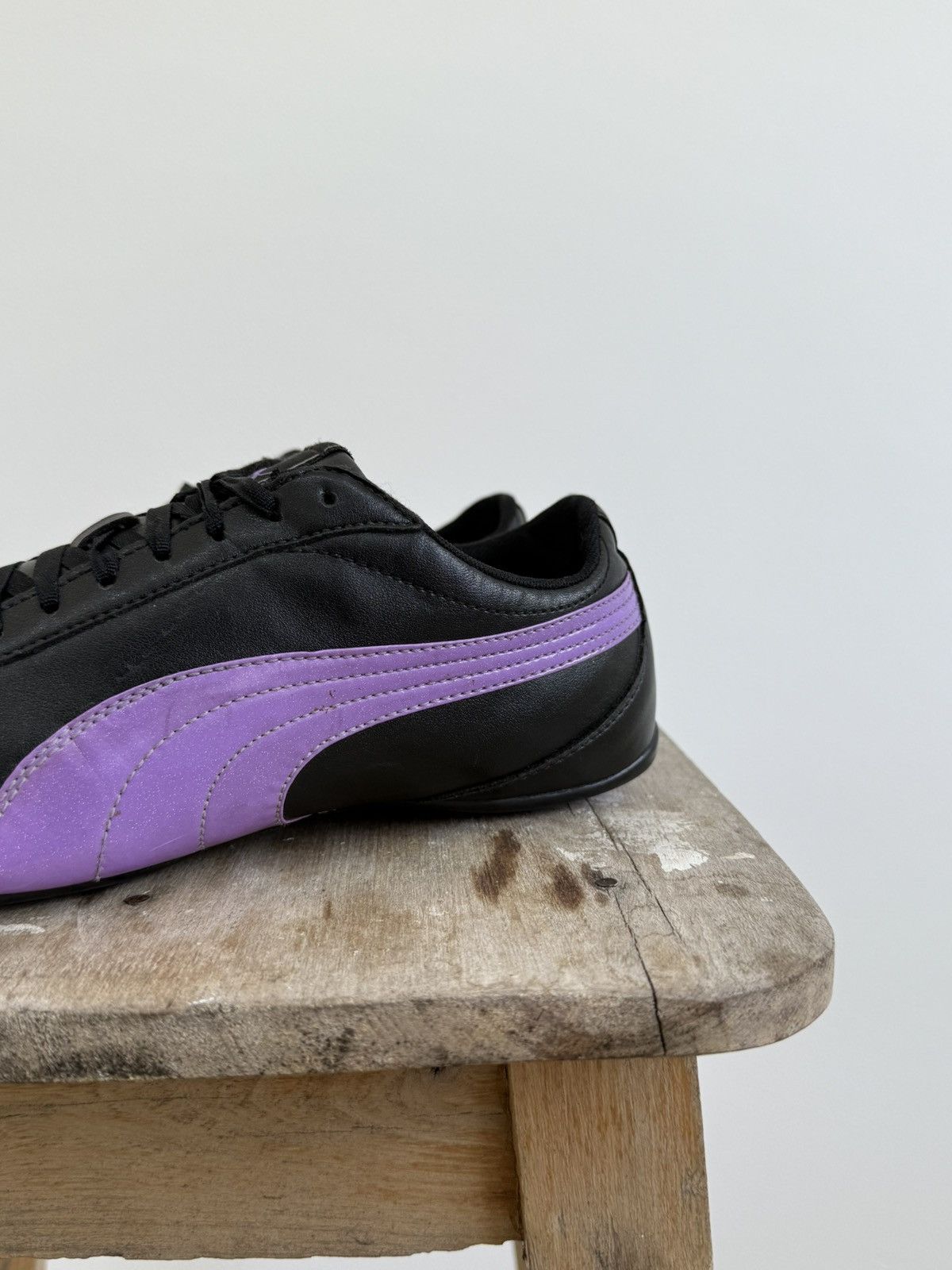 Puma Vintage 00s Puma Leather Sneakers Size US 8.5 / EU 41-42 - 3 Thumbnail
