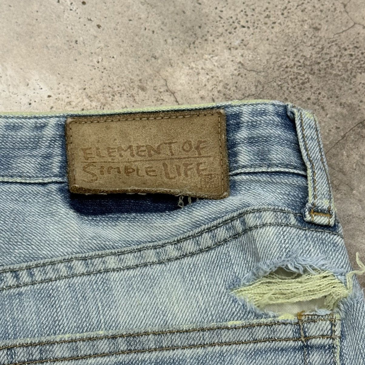 Element Element Distressed Flourescent Thread Denim Pants Size US 29 - 14 Thumbnail
