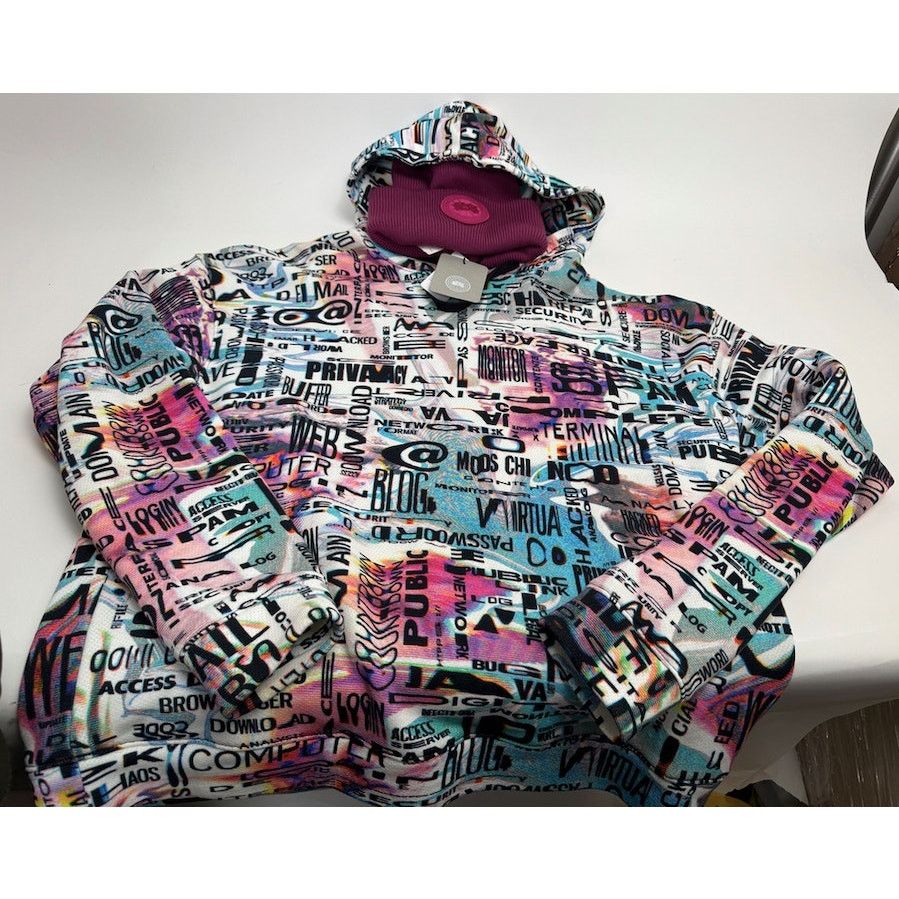 Moschino Moschino Couture Graphic Print Sweatshirt Hoodie Size XL Size US XL / EU 56 / 4 - 3 Thumbnail