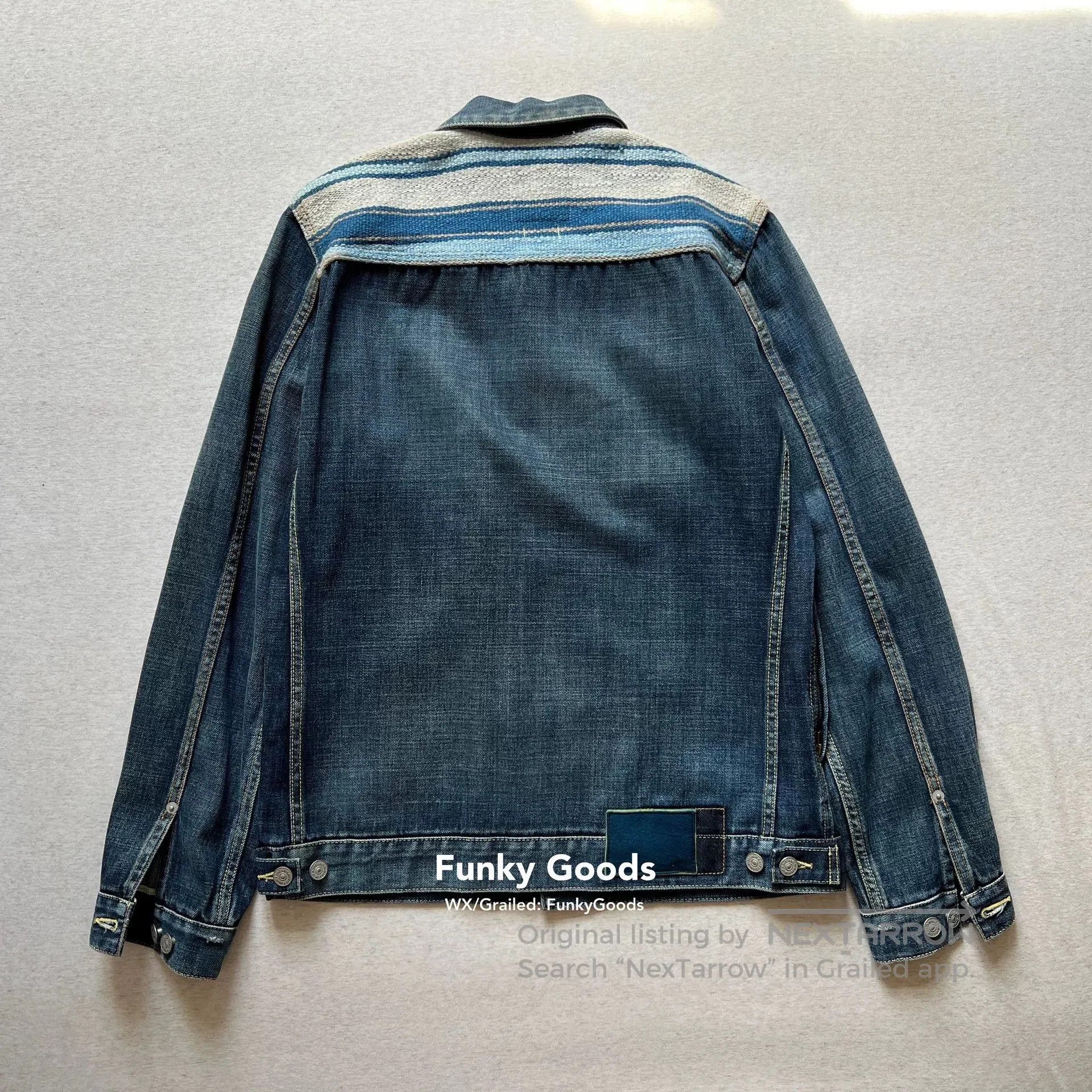 Visvim Visvim 101 Jkt Indigo Stripe Tokyo Exclusive. Size US L / EU 52-54 / 3 - 4 Thumbnail