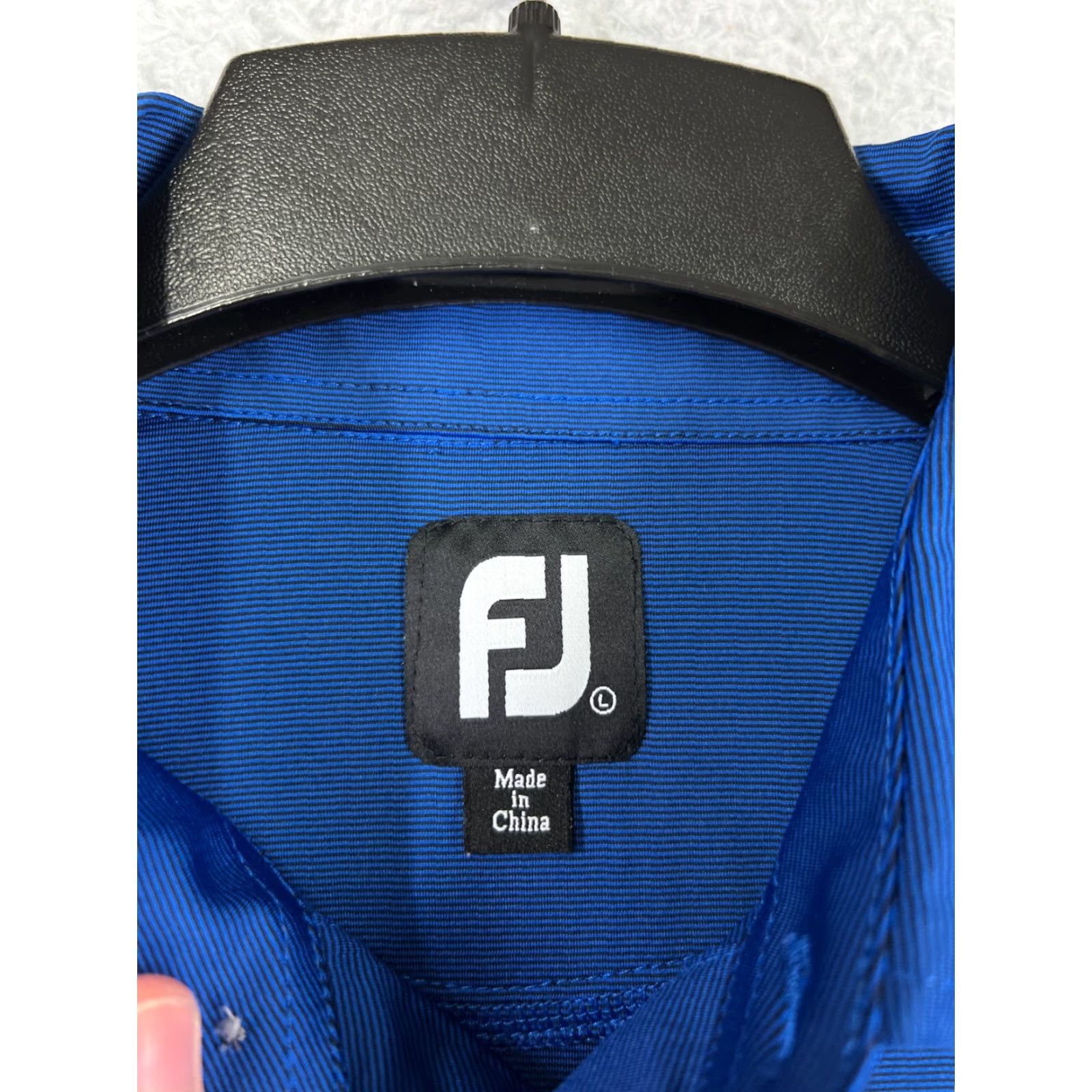 Footjoy FootJoy Polo Shirt Mens L Blue Polyester Blend Golf Size US L / EU 52-54 / 3 - 3 Thumbnail