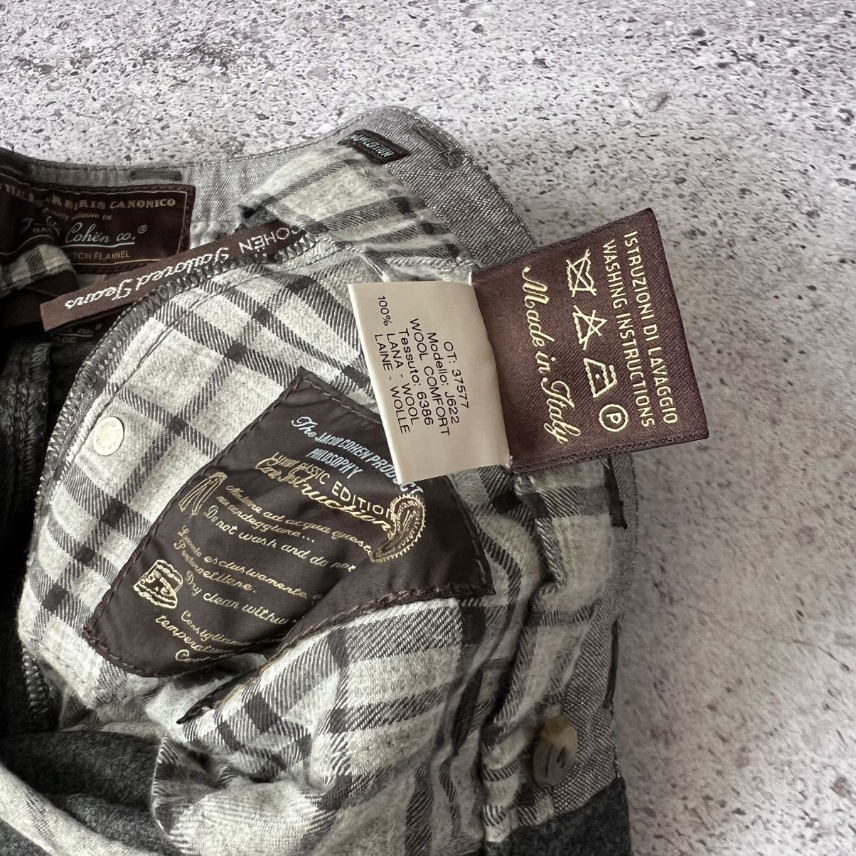 Jacob Cohen Jacob Cohen J622 VBC Wool Flannel Pants Size US 30 / EU 46 - 7 Thumbnail