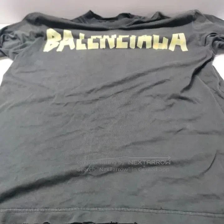 Balenciaga Balenciaga Black Logo Print Short Sleeve T-Shirt. Size US S / EU 44-46 / 1 - 7 Thumbnail
