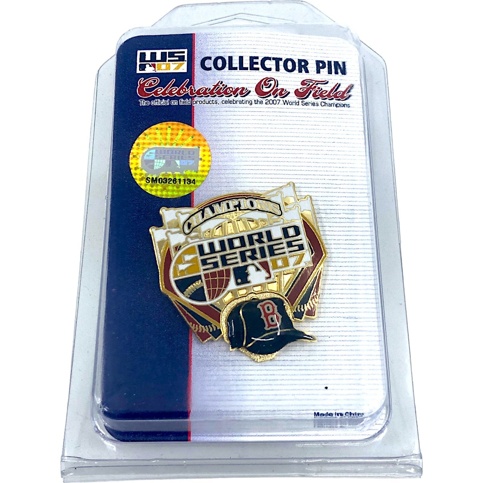 MLB Boston Red Sox 2007 World Series Champions Pin *NEW* Size ONE SIZE - 2 Thumbnail