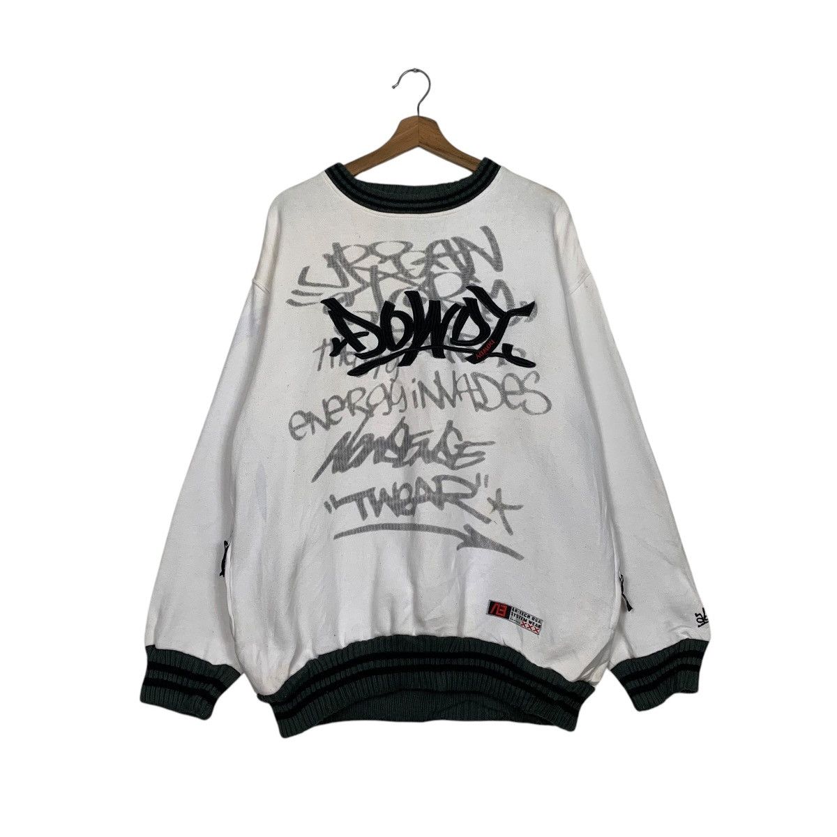 Japanese Brand Abtech Sports Skateboard Sweatshirt Size US L / EU 52-54 / 3 - 1 Thumbnail