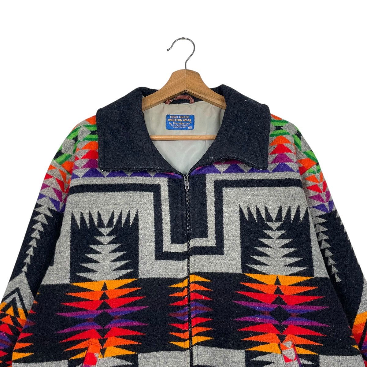 Pendleton Vintage 80s Pendleton Aztech Navajo Western Wear Jacket Size US XL / EU 56 / 4 - 2 Thumbnail