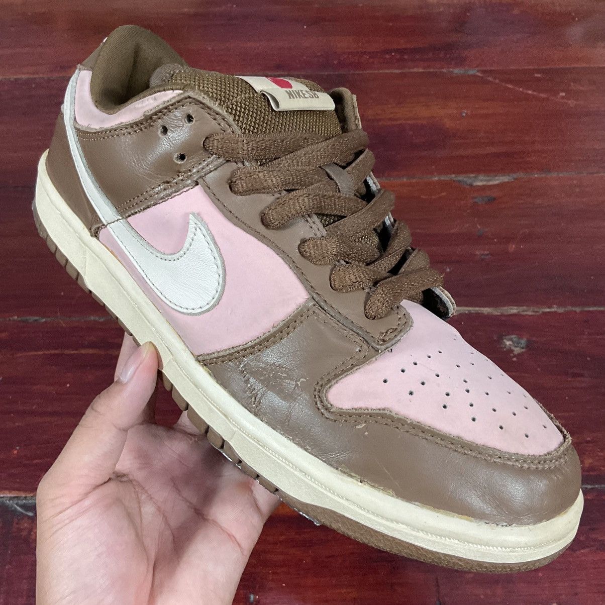 Nike SB Dunk Low Stussy Cherry 2005 Size US 8.5 / EU 41-42 - 6 Thumbnail