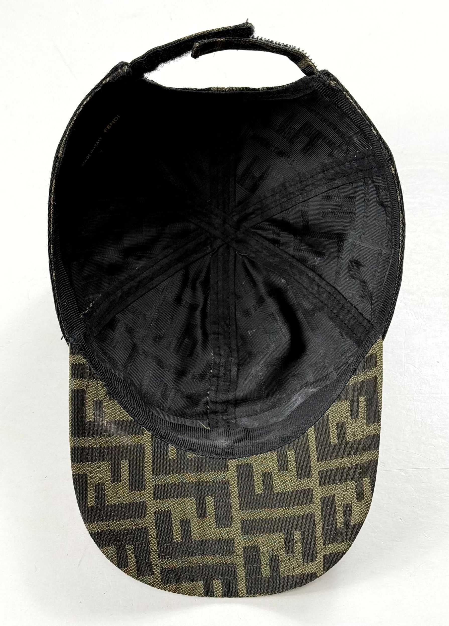 Fendi Fendi Zucca FF Monogram Brown Canvas Baseball Cap Size ONE SIZE - 7 Thumbnail