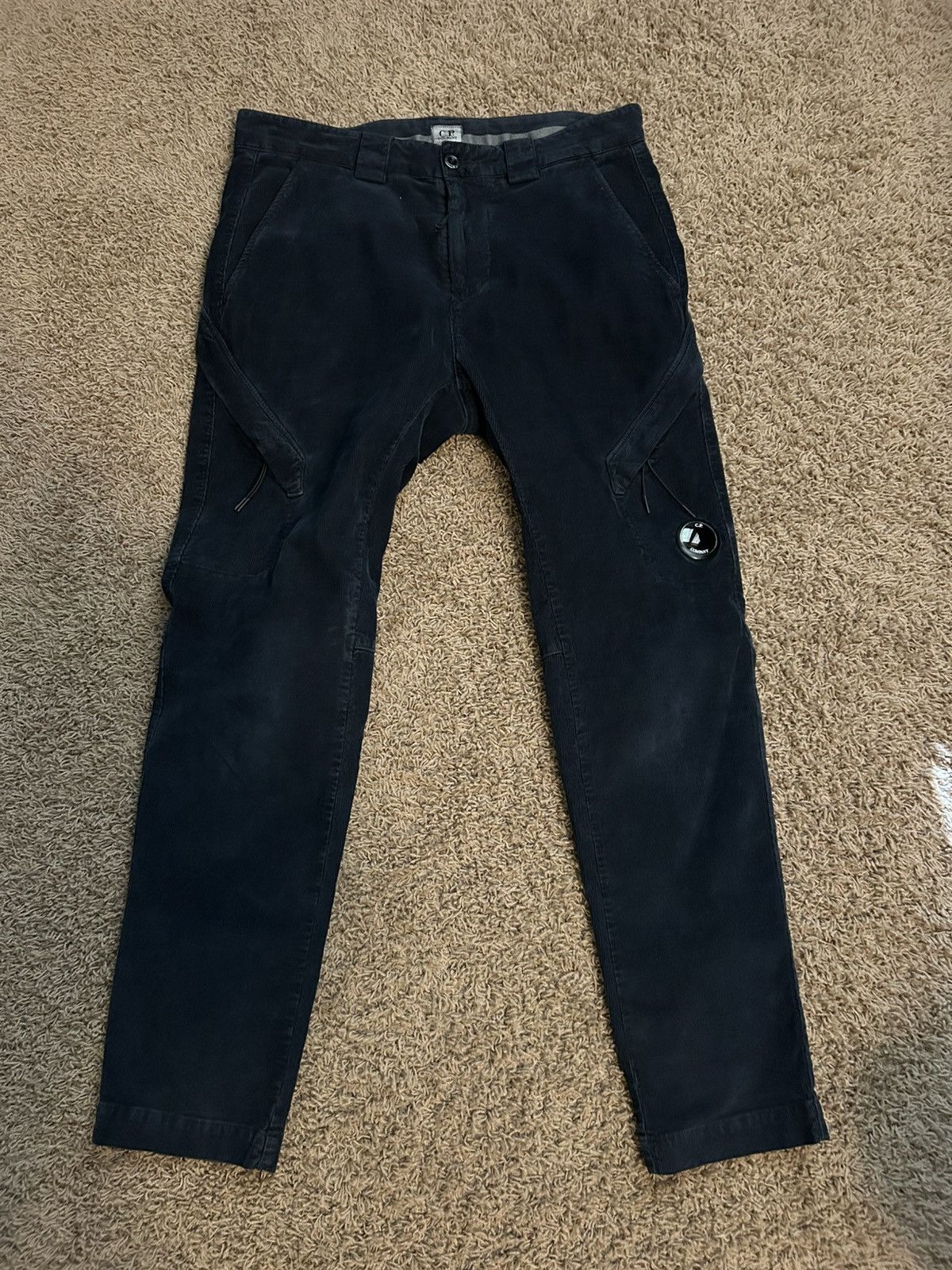 C.P. Company Corduroy Navy Cargos Size US 32 / EU 48 - 1 Thumbnail