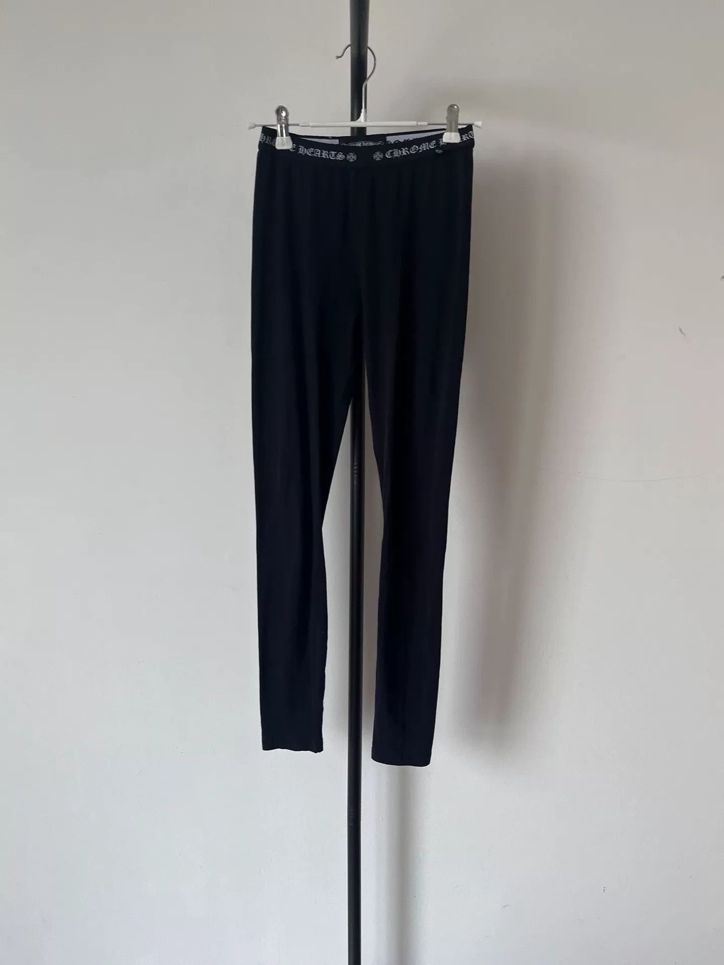 Chrome Hearts Chrome Hearts Logo Black Pants Size US 26 / EU 42 - 1 Thumbnail