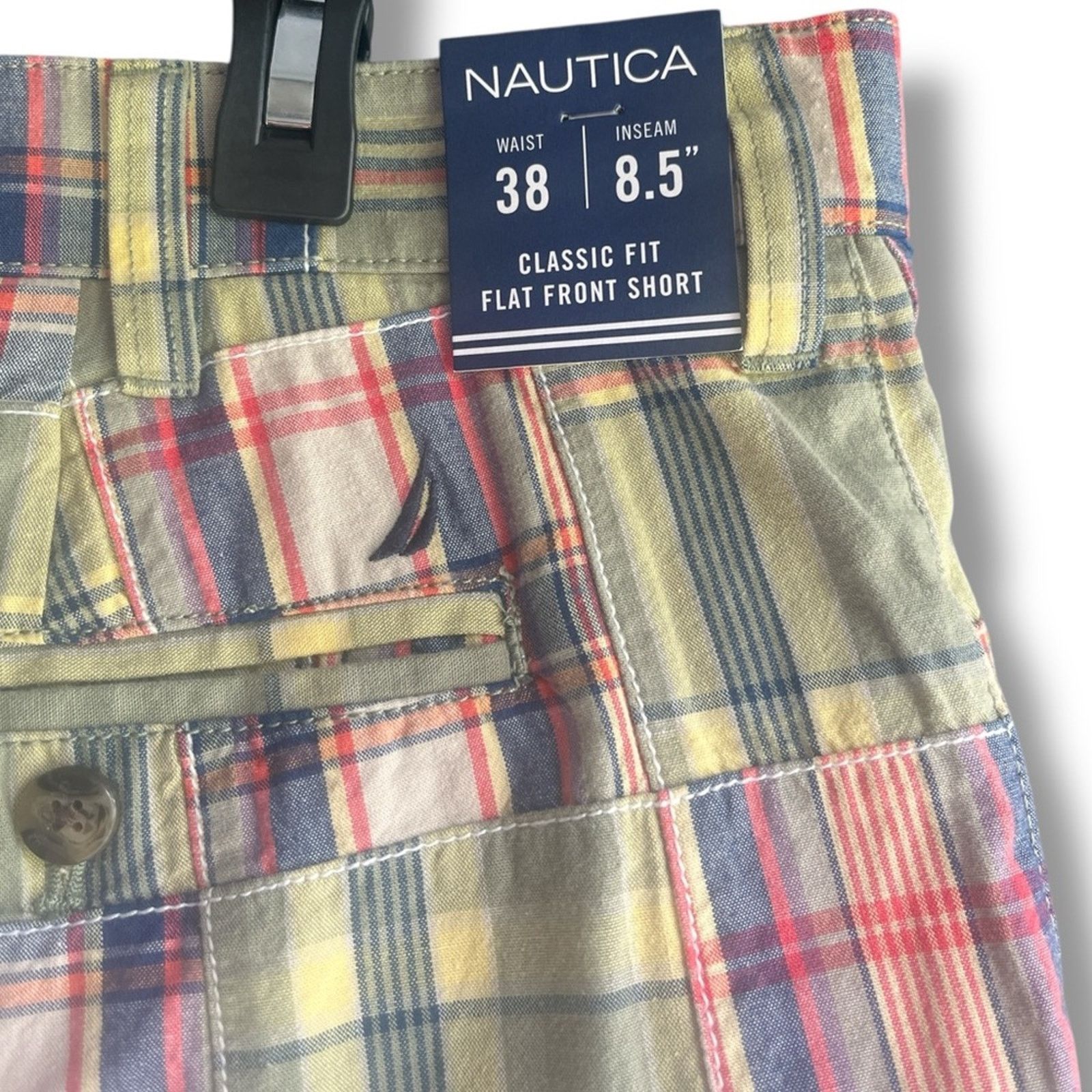 Nautica Nautica Sagefields Spring men's plaid patchwork shorts NEW Size US 38 / EU 54 - 5 Thumbnail