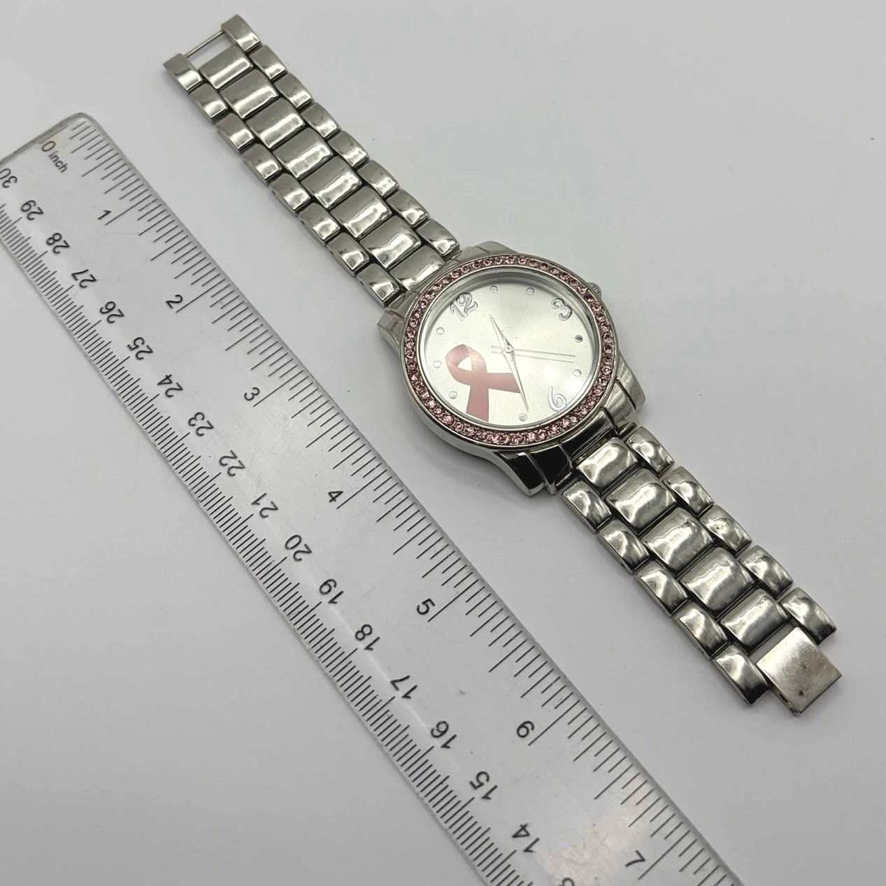 Other Pink & Silver Breast Cancer Watch Size ONE SIZE - 4 Thumbnail