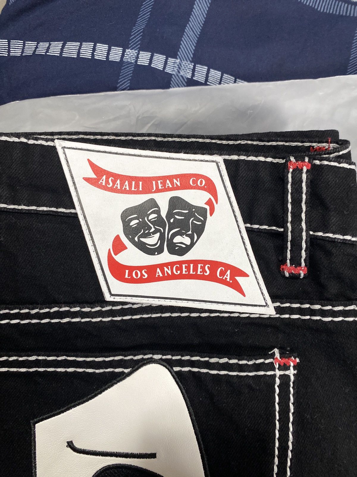Asaali Asaali Laugh Now Cry Later Denim Jeans Size US 36 / EU 52 - 6 Thumbnail