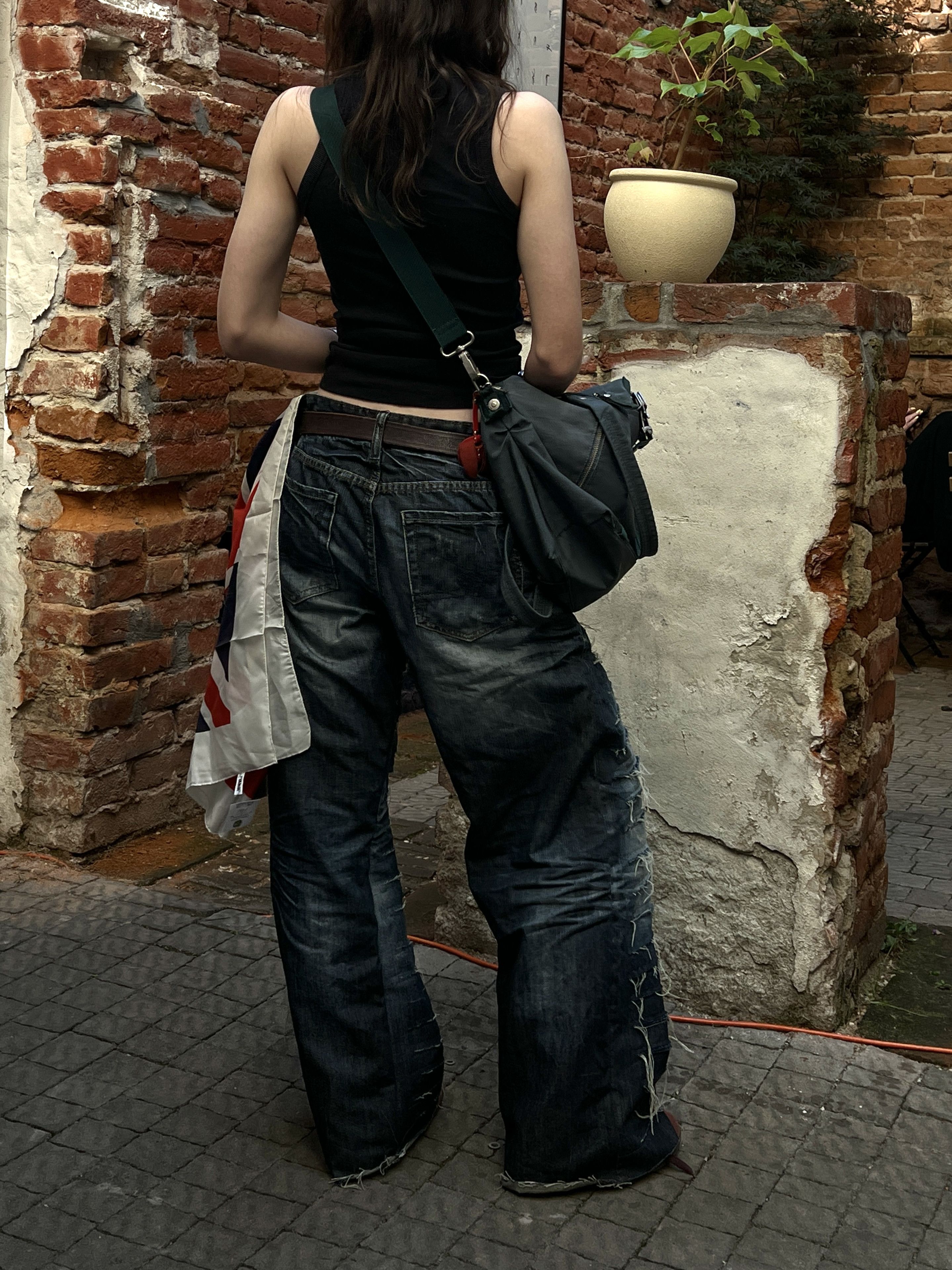 If Six Was Nine Japanese Flared if6was9 Hysteric Glamour Style Avant Garde Size US 32 / EU 48 - 4 Thumbnail