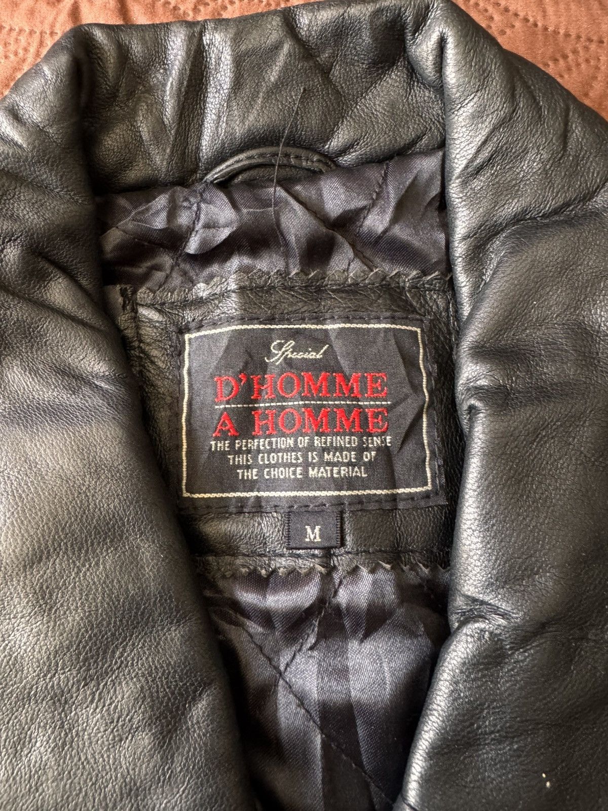 Issey Miyake VINTAGE 90s D HOMME A HOMME PARACHUTE POCKET LEATHER JACKET❗️ Size US M / EU 48-50 / 2 - 11 Thumbnail