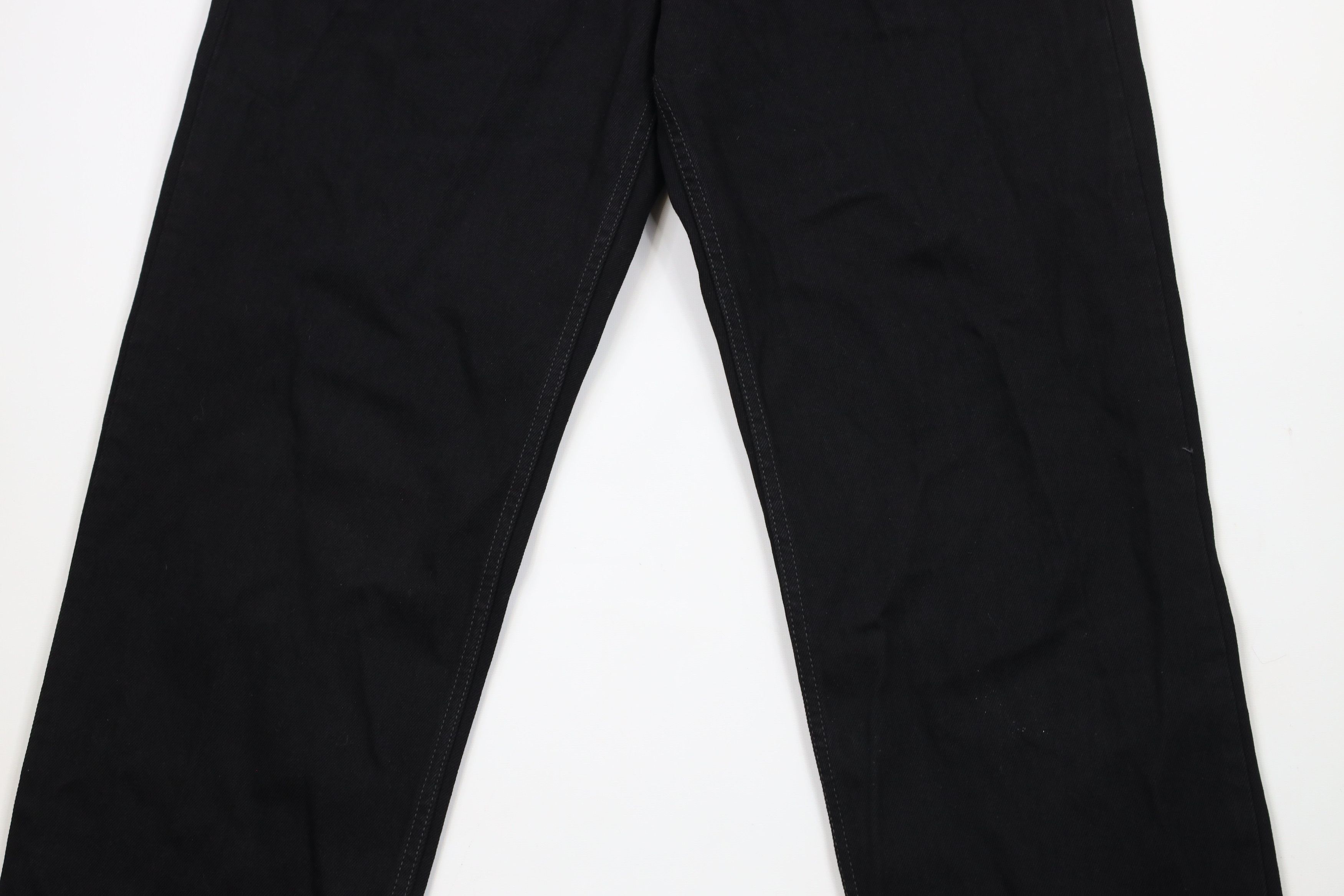 Levi's × Vintage Vintage Y2K Levis 550 Relaxed Fit Denim Jeans Black Cotton Size US 36 / EU 52 - 3 Thumbnail