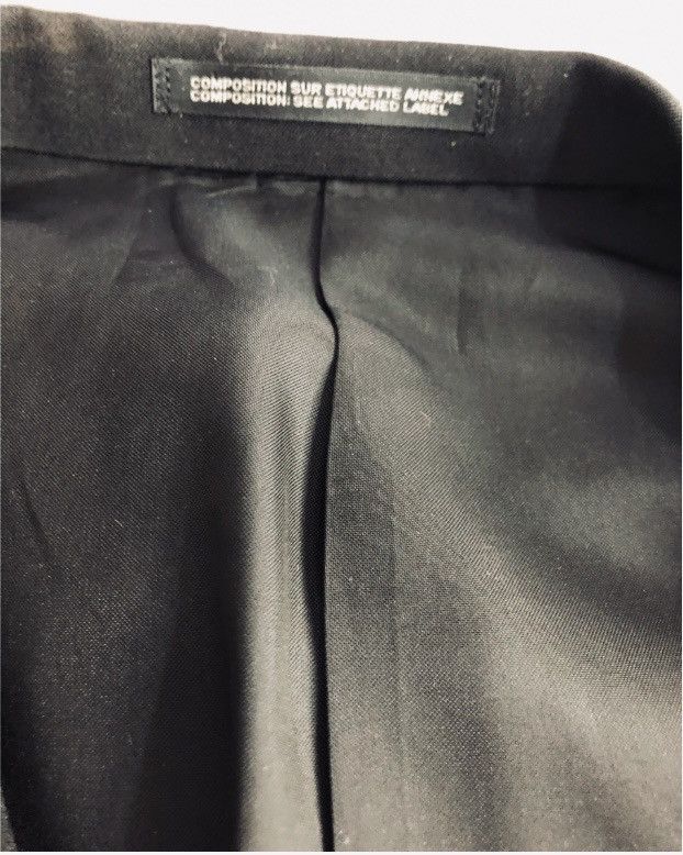 Yohji Yamamoto Yohji Yamamoto 🇯🇵 Pour Homme Nero Wool Dual Drape Coat 2 NWT Size US M / EU 48-50 / 2 - 17 Thumbnail