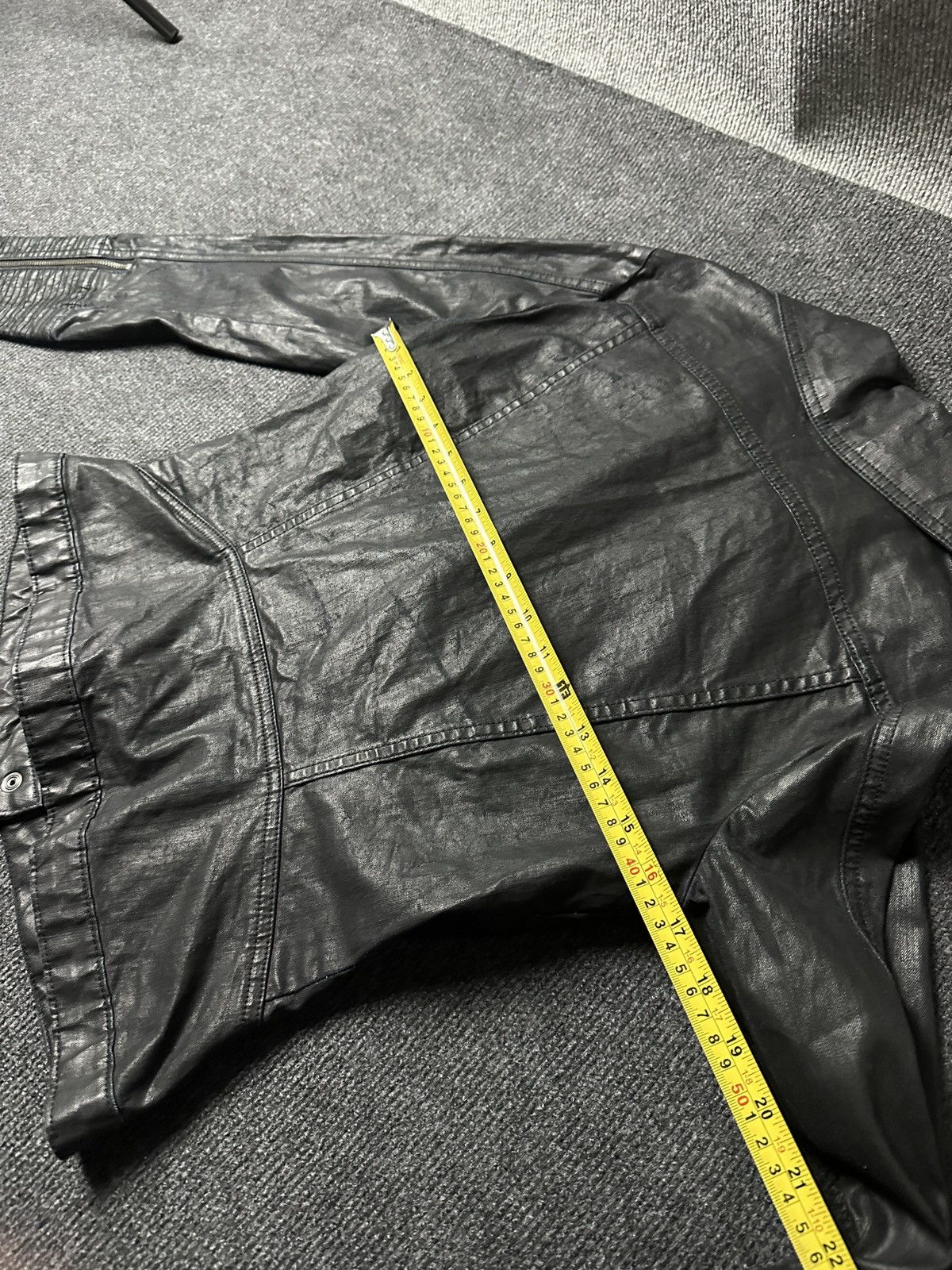 Other 🚨Y2K RICK OWENS TYPE DIRTY SLIM FIT ZIP DENIM JACKET Size M / US 6-8 / IT 42-44 - 17 Thumbnail