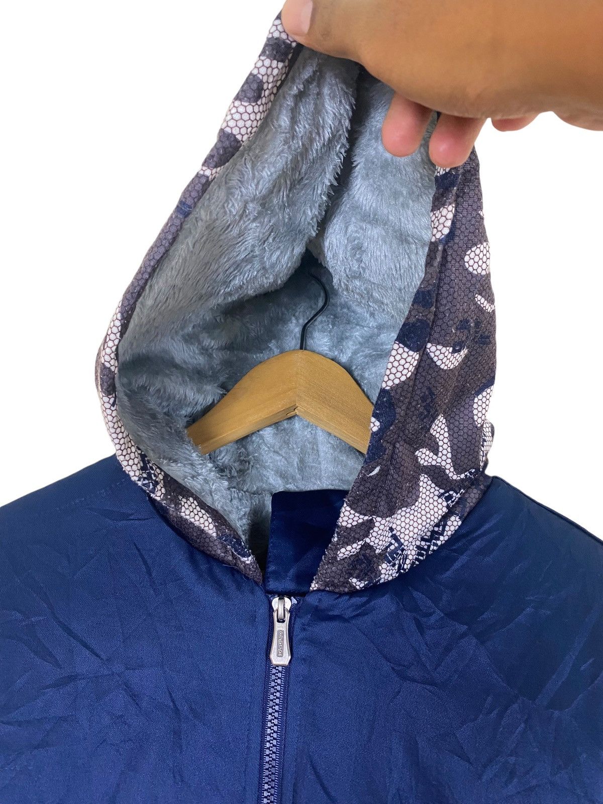 Other Streetwear Design Camo Inner Sherpa Varsity Hoodie Size US XL / EU 56 / 4 - 7 Thumbnail