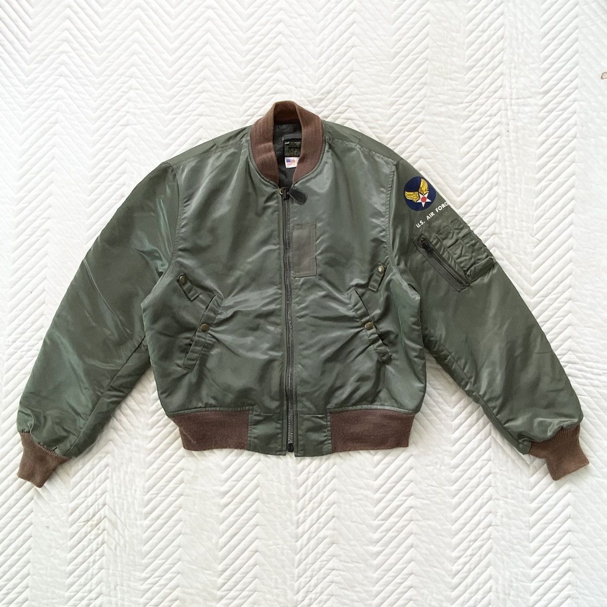 I. Spiewak And Sons Type MA-1 Flight Jacket By I Spiewak & Son Size US L / EU 52-54 / 3 - 1 Thumbnail