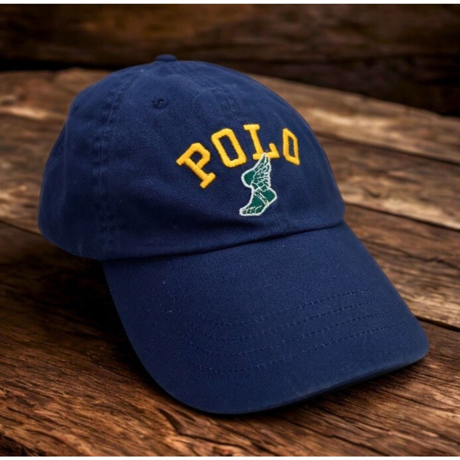 Polo Ralph Lauren Polo Ralph Lauren P-Wing Foot Adjustable Hat Leather Strap Size ONE SIZE - 14 Thumbnail