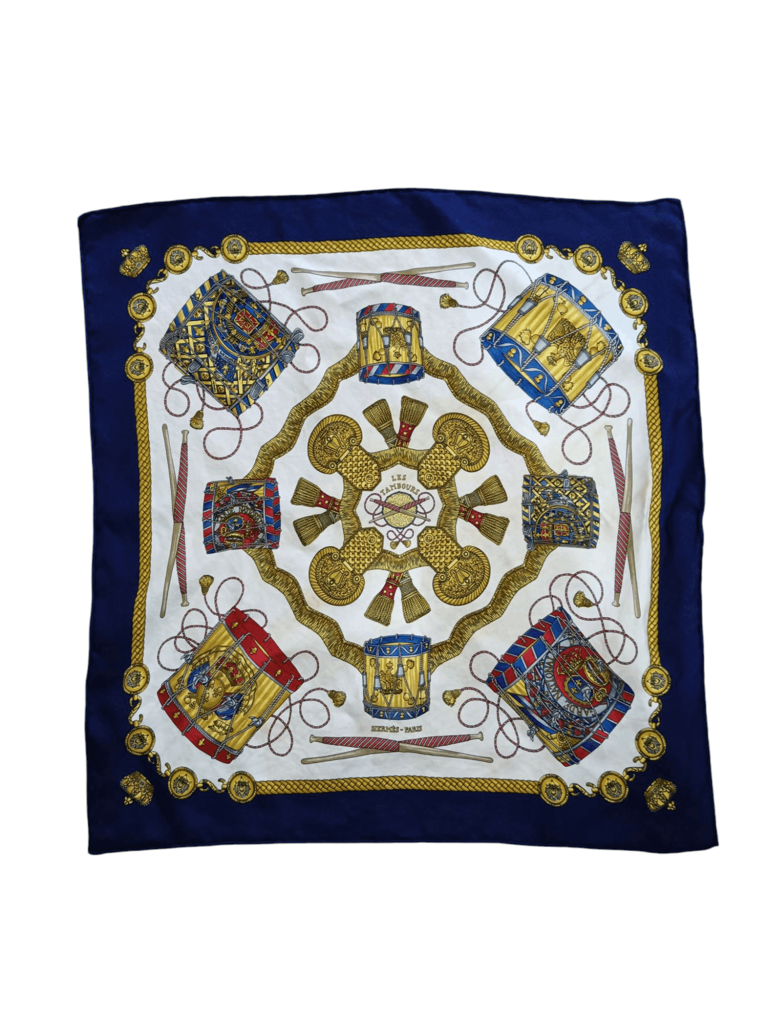 Hermes Hermes Les Tambours Scarf Size ONE SIZE - 1 Thumbnail