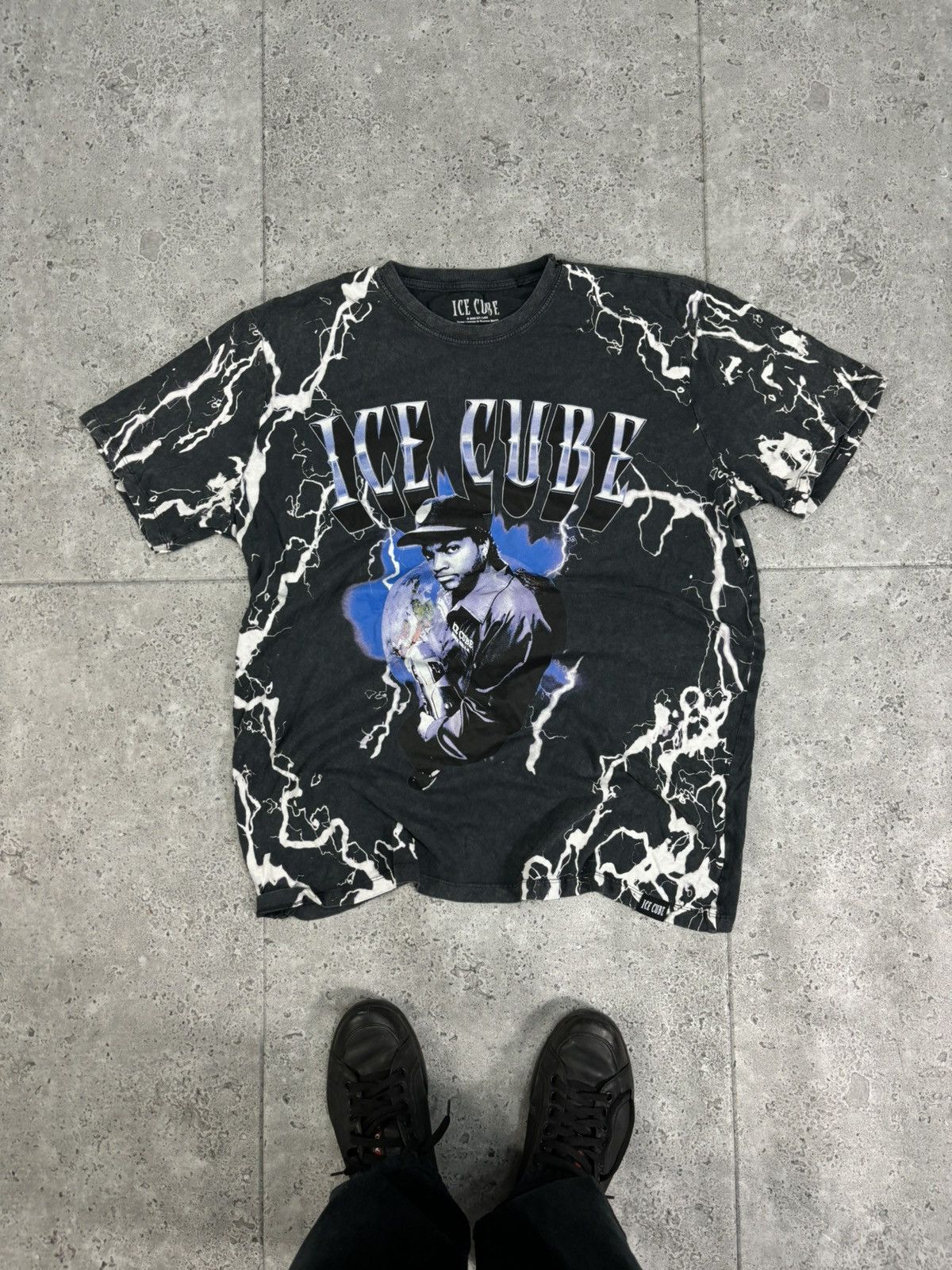 Japanese Brand × Rap Tees Crazy Y2K Boxy Ice Cube Rap Tee Hip Hop T-Shirt Graphic Size US L / EU 52-54 / 3 - 3 Thumbnail