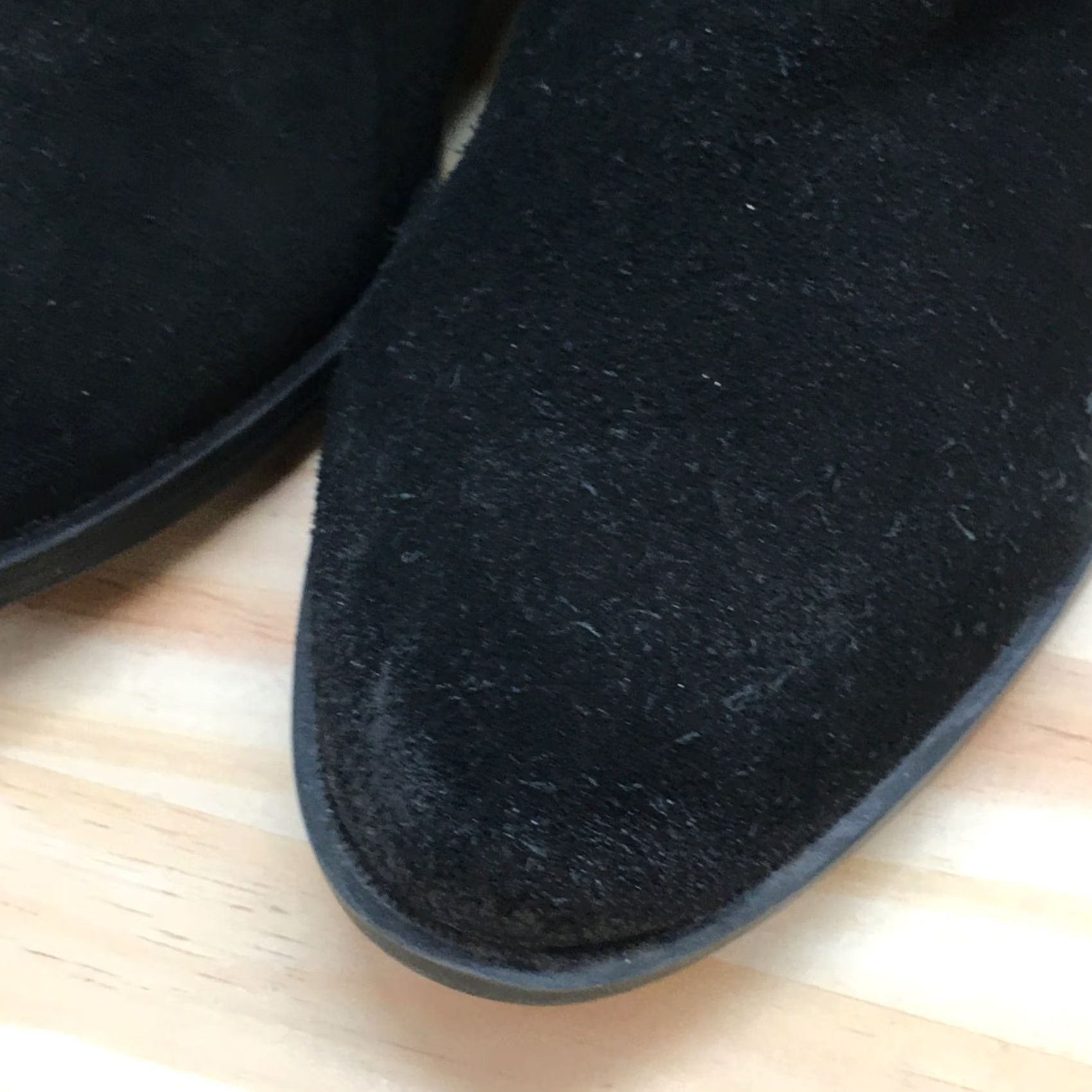 Vintage White Mountain Boots Womens 8.5 M Delaney Ankle Booties Black Leather Zip Almond Bootie Size US 9 / IT 39 - 6 Thumbnail