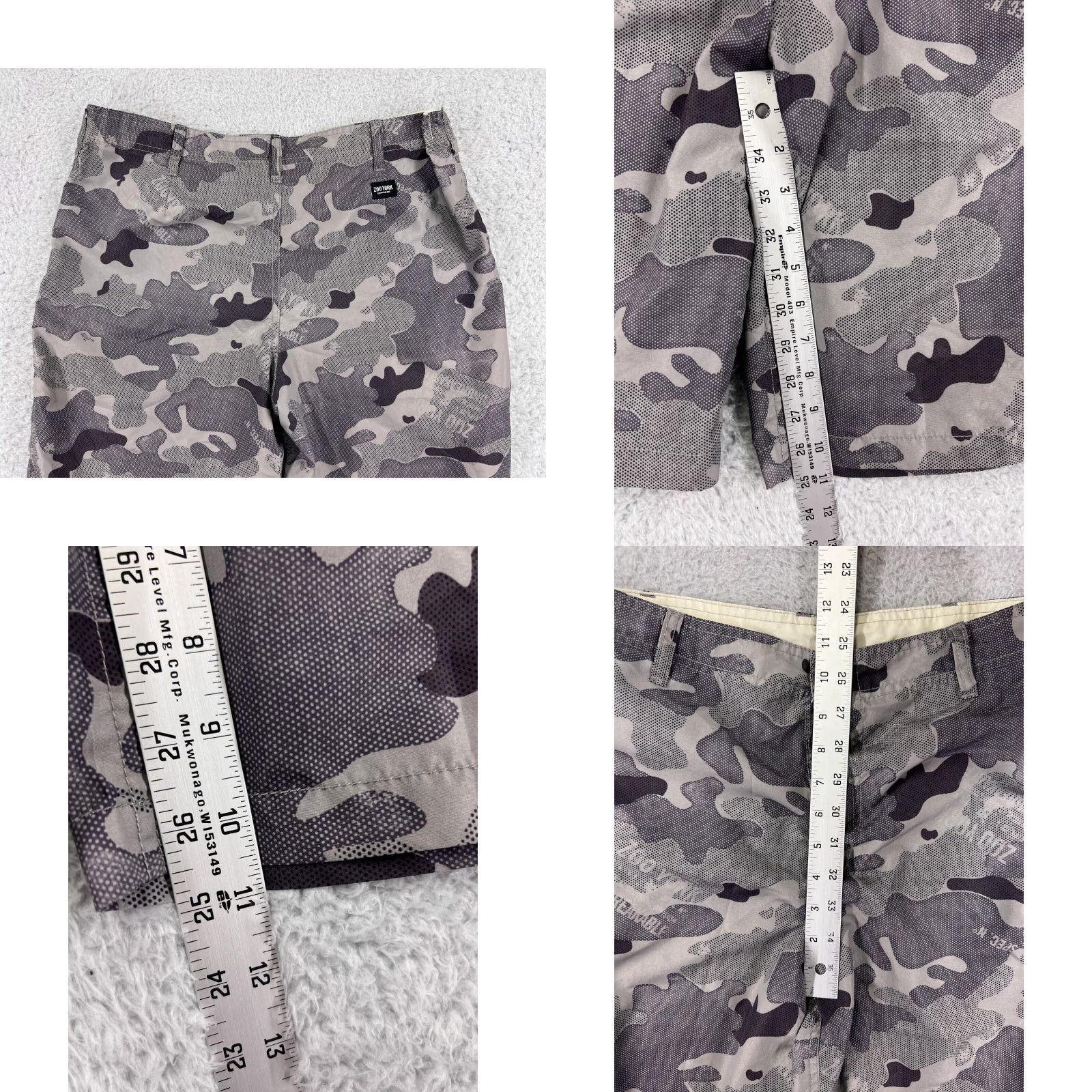Zoo York Zoo York Men Shorts 34 Gray Urban Camo Chino 100% Polyester Skate Surf Casual Modern Mens Size US 34 / EU 50 - 8 Thumbnail