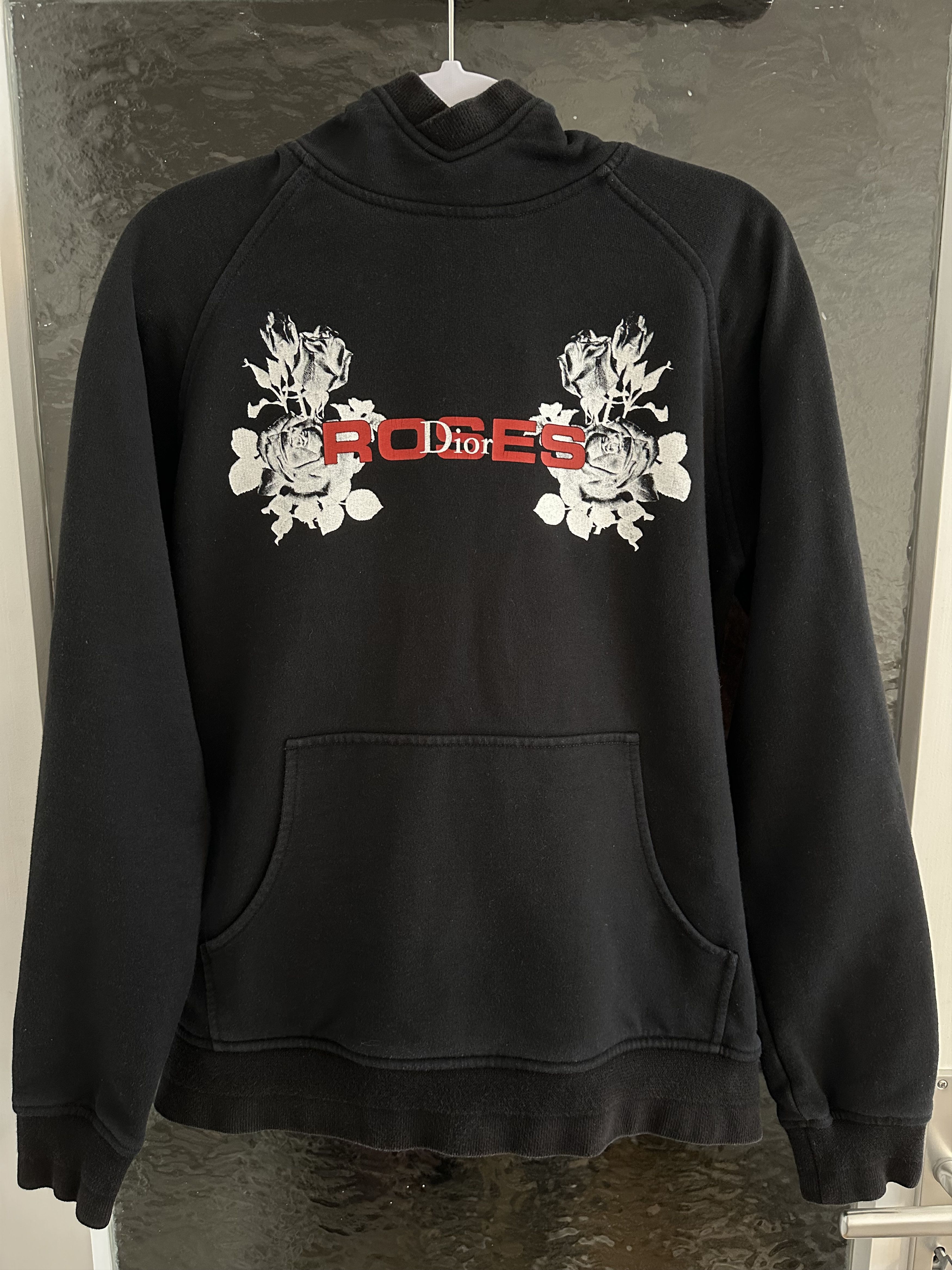 Dior roses hoodie hotsell