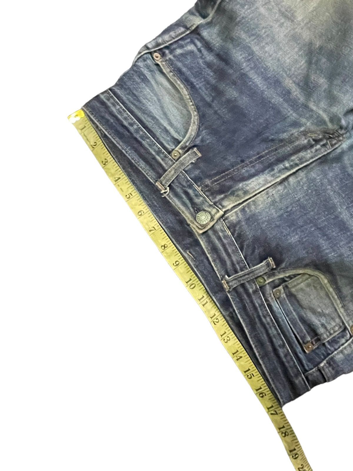 Japanese Brand × Vintage Vintage Blue Way Selvedge Distresed Denim Size US 33 - 14 Thumbnail