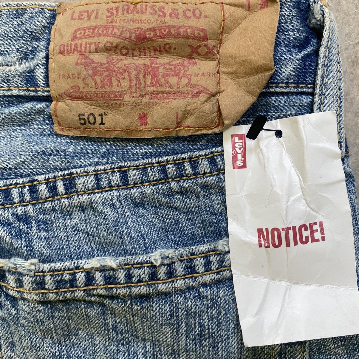 Levi's × Levi's Vintage Clothing × Vintage NWT💥#359 LEVIS JEANS 501 PATCHES STRAIGH LEG DENIM PANT Size 28" / US 6 / IT 42 - 11 Thumbnail