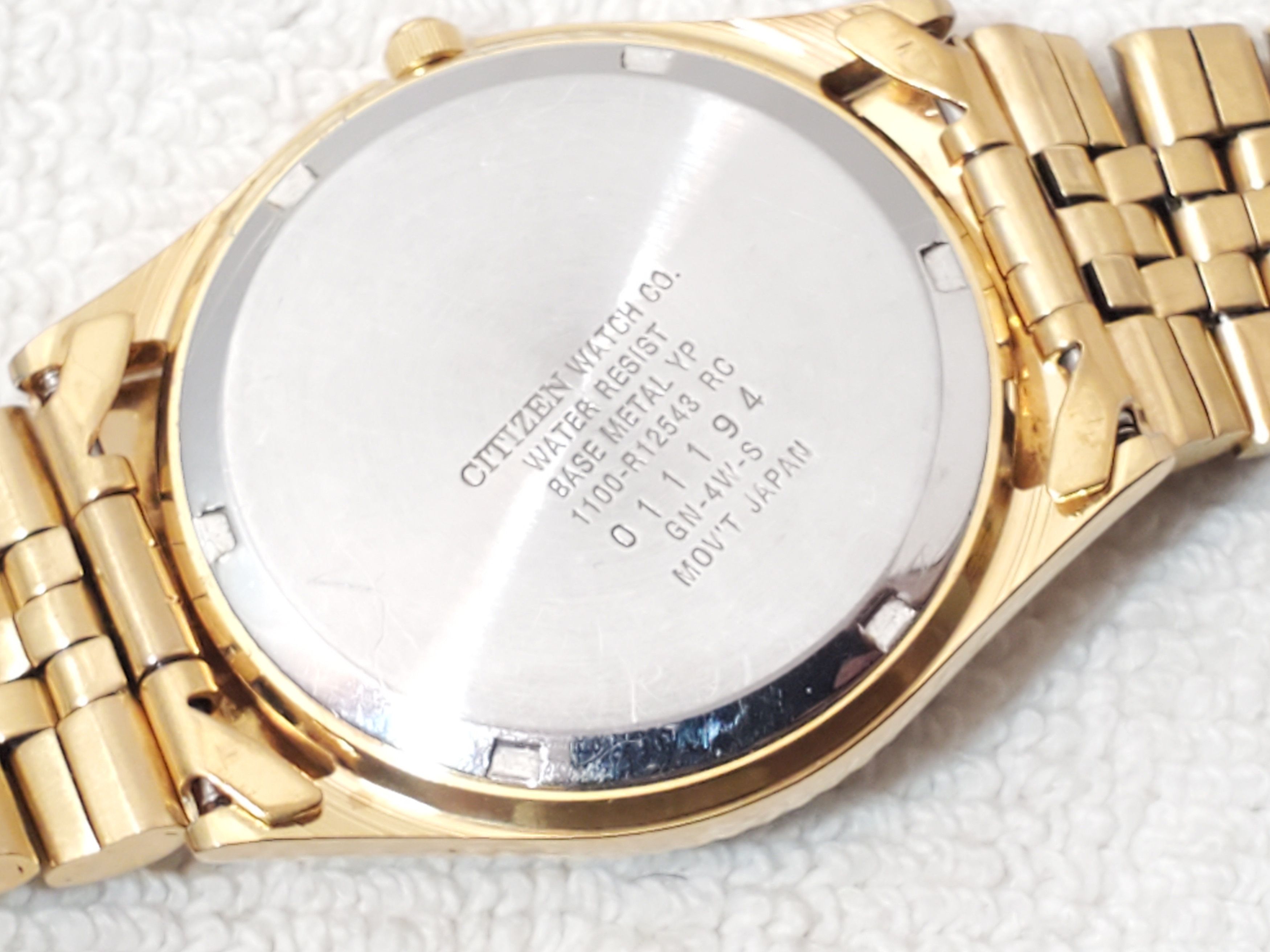 Citizen Vintage Citizen Men's Day Date Quartz Watch Blue Dial Size 36 - 9 Thumbnail