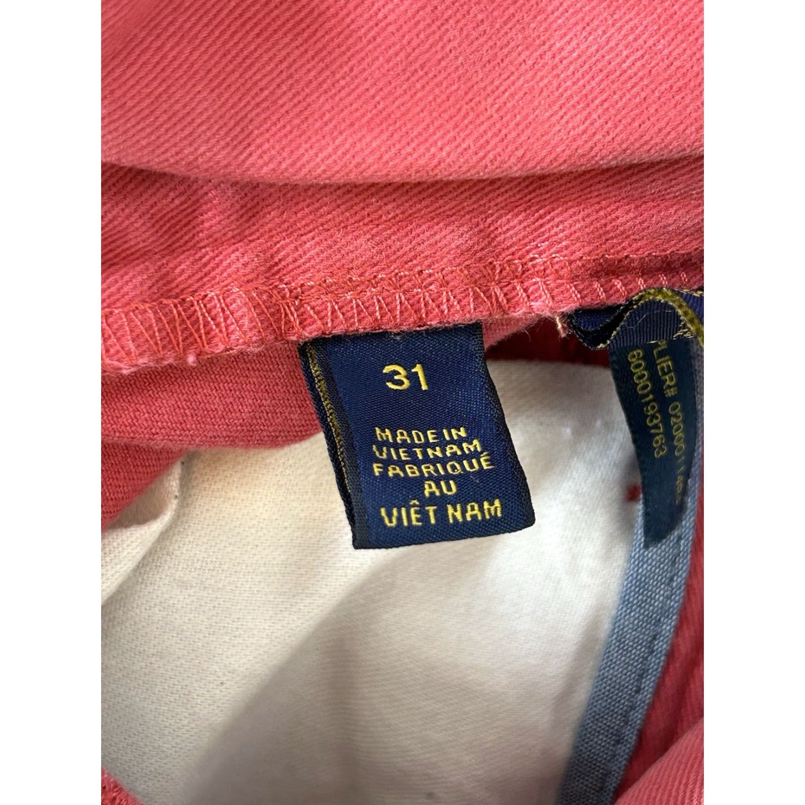 Polo Ralph Lauren Polo Ralph Lauren Mens Pink Classic Fit Chino Shorts 9 Inch Inseam 31 Waist Regular Size Cotton Solid Short Size US XS / EU 42 / 0 - 5 Thumbnail
