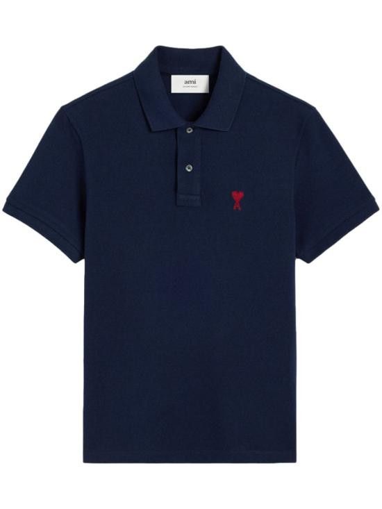 AMI AMI Men Polo Shirts BFUPL001 760430 Blue Size US S / EU 44-46 / 1 - 1 Thumbnail