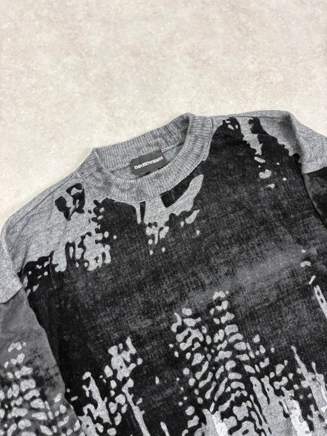 Emporio Armani FW2014 Emporio Armani Abstract Skyscrapers Grey Sweater Size US S / EU 44-46 / 1 - 6 Thumbnail