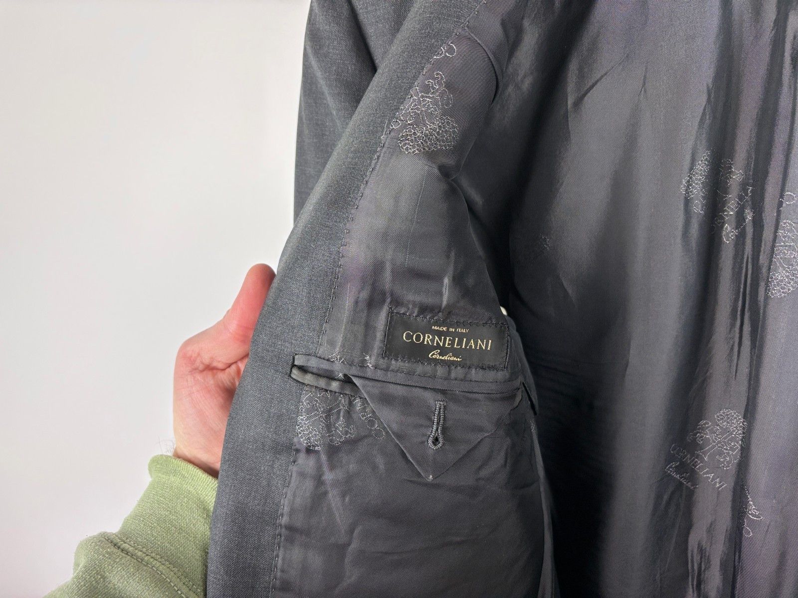 Corneliani Corneliani Super 150s Extrafine Wool Blazer Gray Size 50R Size 50R - 9 Thumbnail
