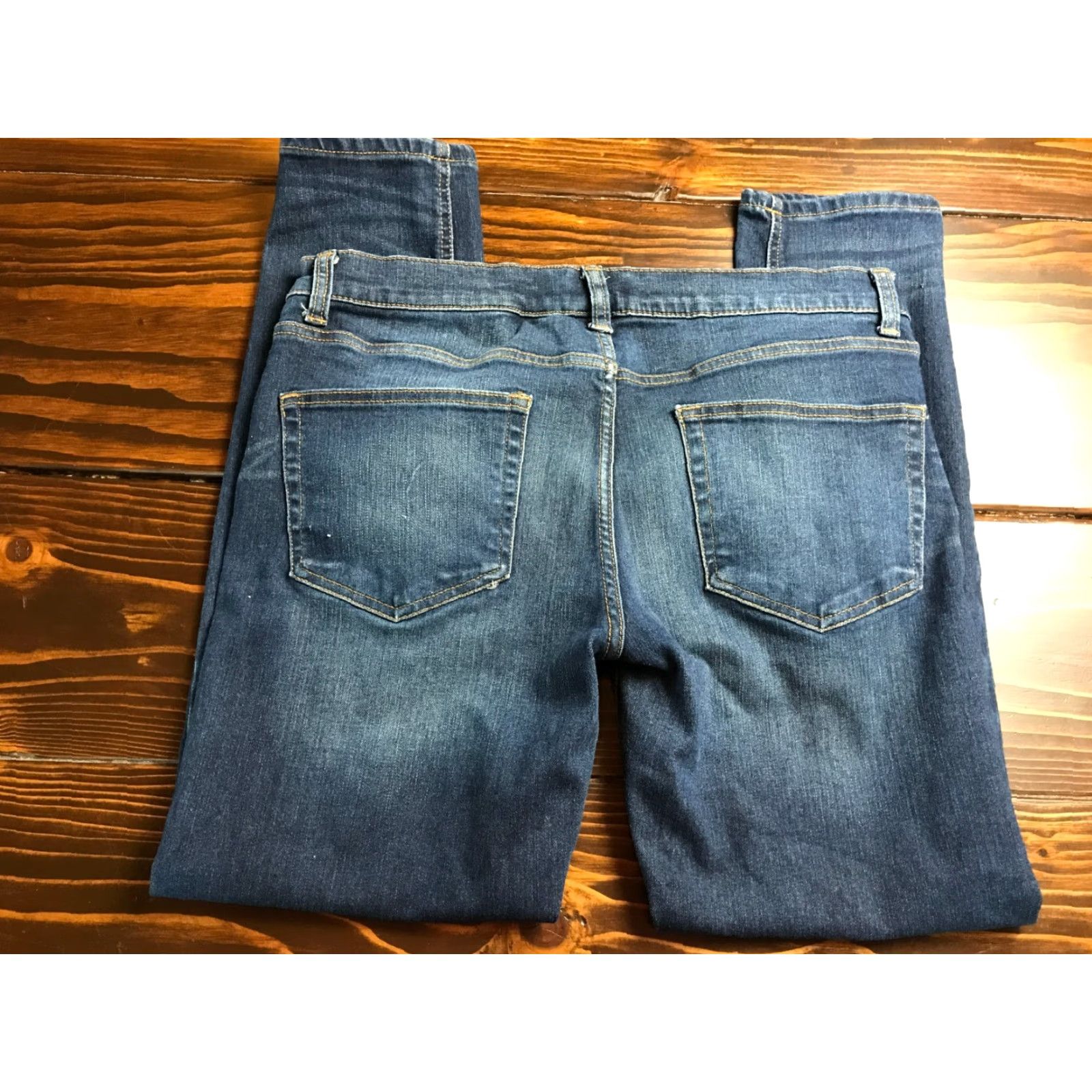 Vintage No Boundaries Jeans Women's 34x28 Blue Denim Straight Leg Pockets Jeans"} Size 24" / US 00 / IT 34 - 2 Thumbnail