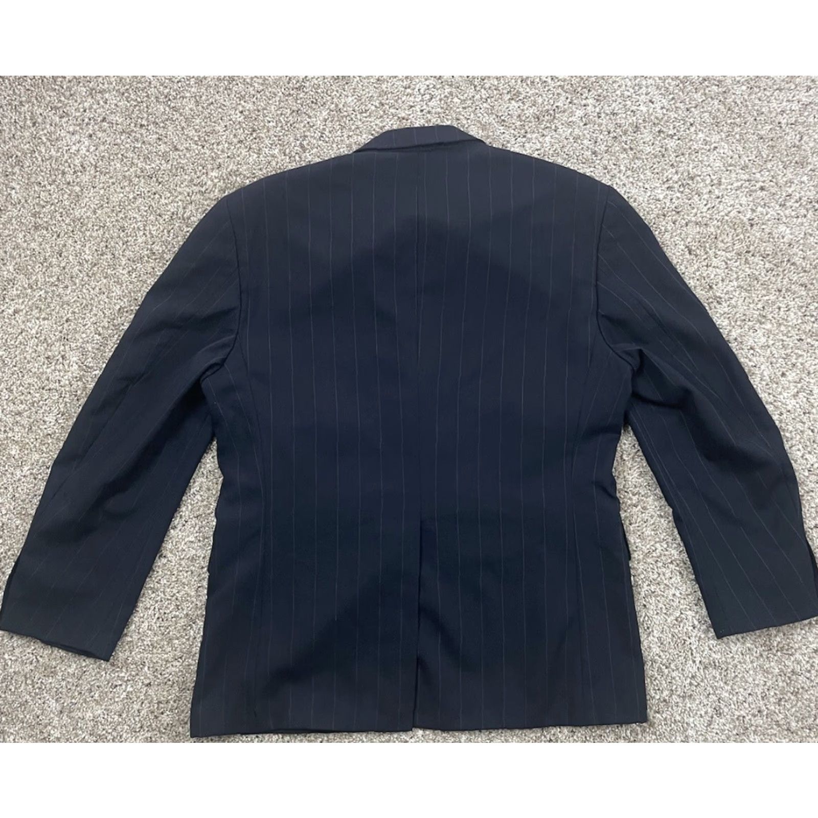 Polo Ralph Lauren VINTAGE Polo Ralph Lauren Suit Jacket 40R Mens Wool 2 Piece Black Notch Lapel 90s Canada Made Size US L / EU 52-54 / 3 - 3 Thumbnail