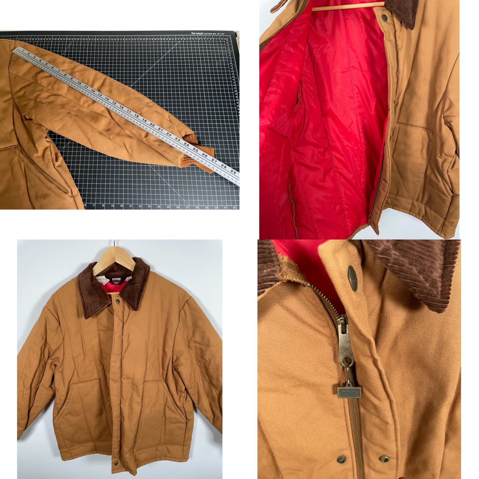 Walls Walls Blizzard Pruf Canvas Barn Jacket Men's 3XL Brown USA SMCO Saginaw Metal Size US XXL / EU 58 / 5 - 8 Thumbnail